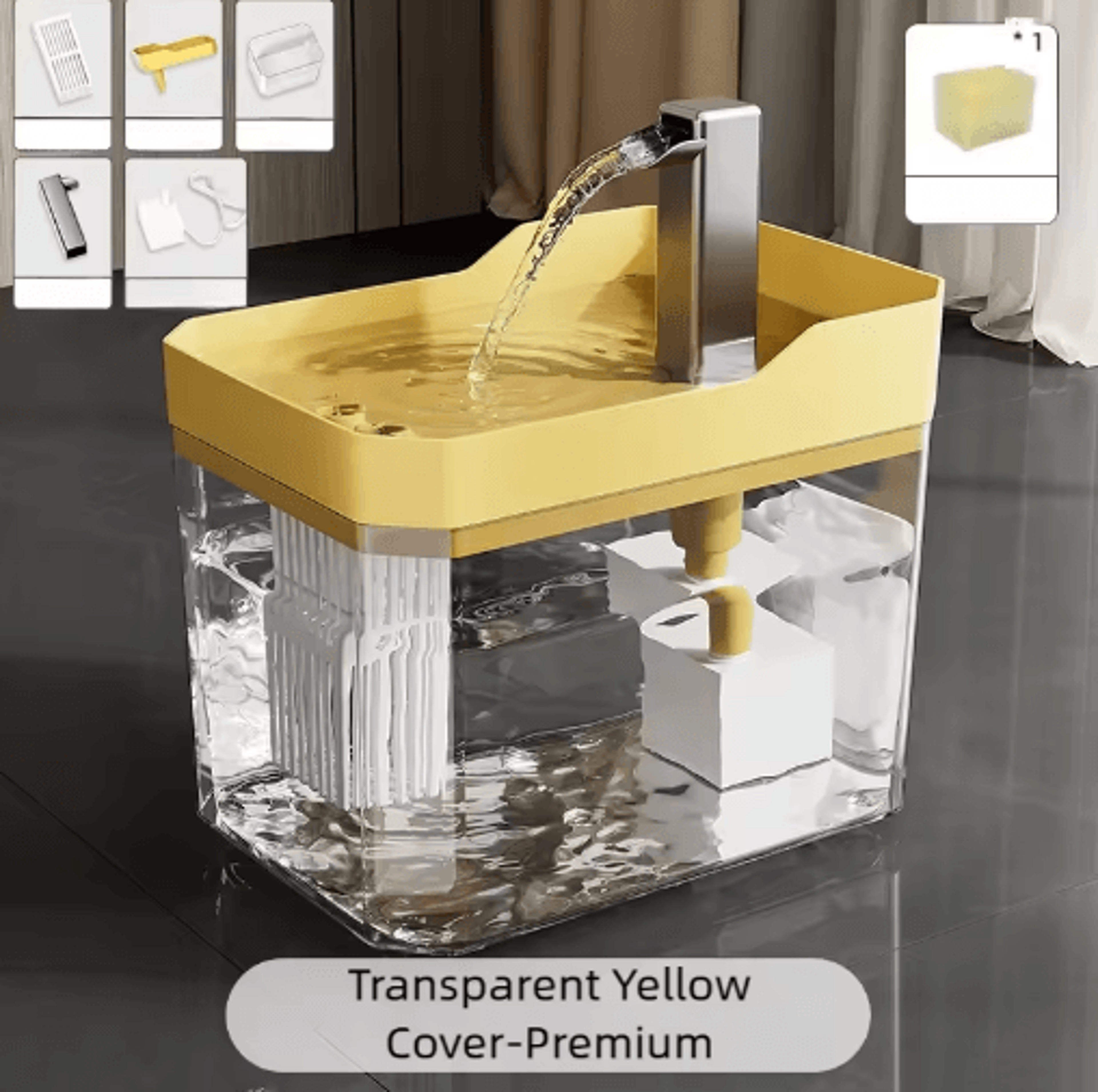 15L Ultra Quiet Automatic Pet Water Fountain For Cats  Dogs 3