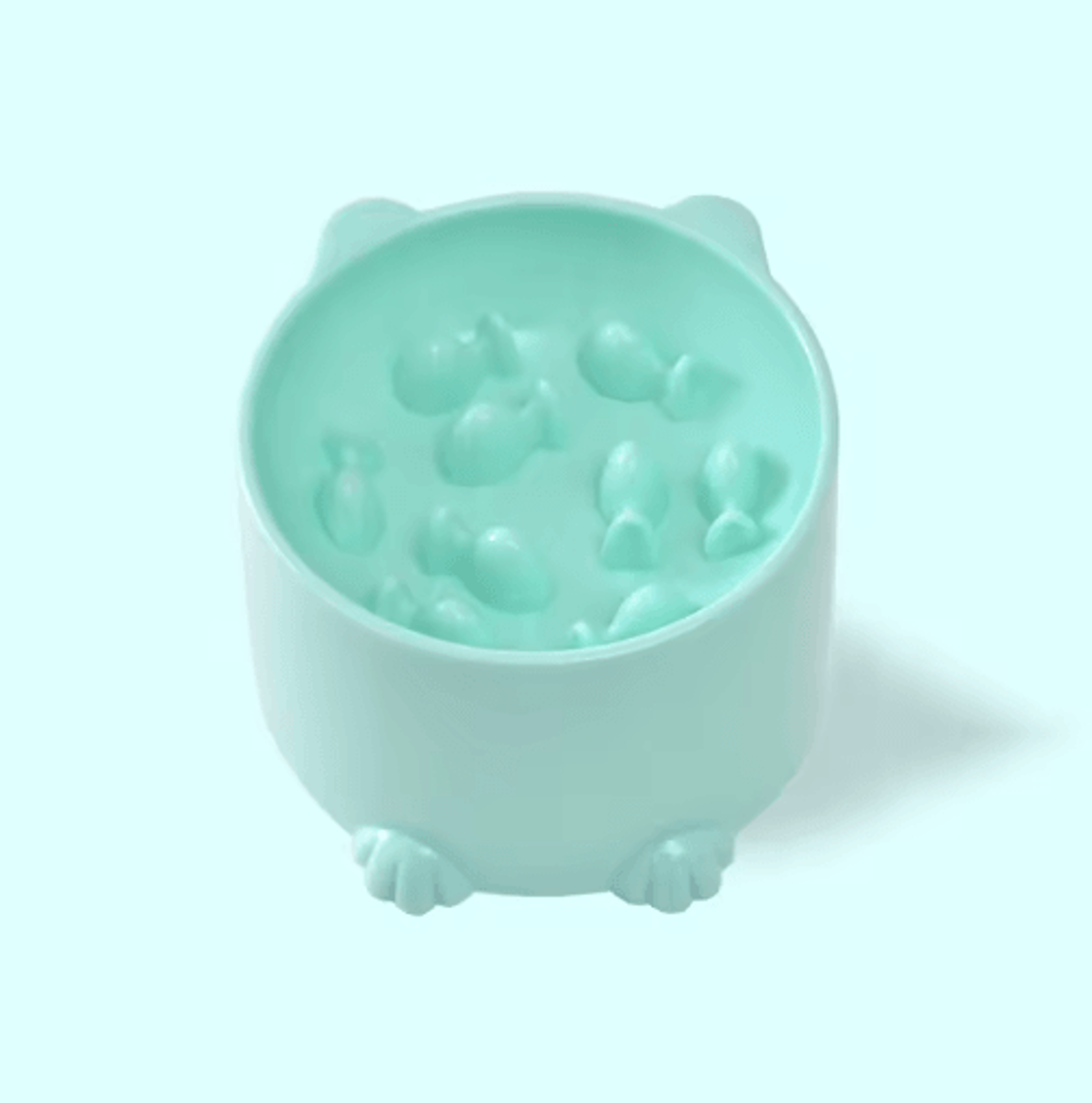 SafeBit Elevated Slow Feeder Pet Bowl Neck Protection Feeding Dish 4