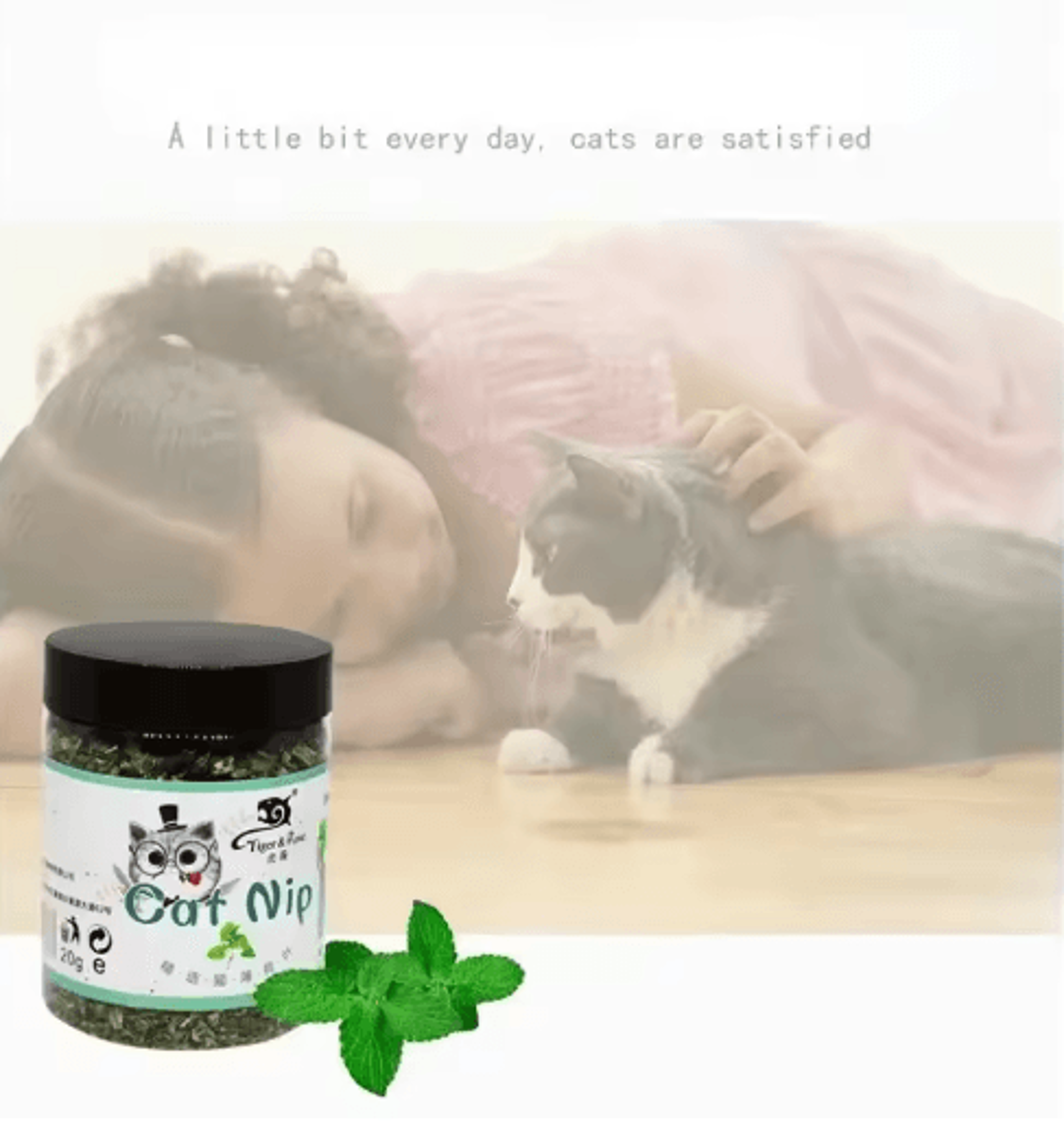 Organic Natural Catnip Toy  MintFlavored Interactive Cat Entertainment Toy 7