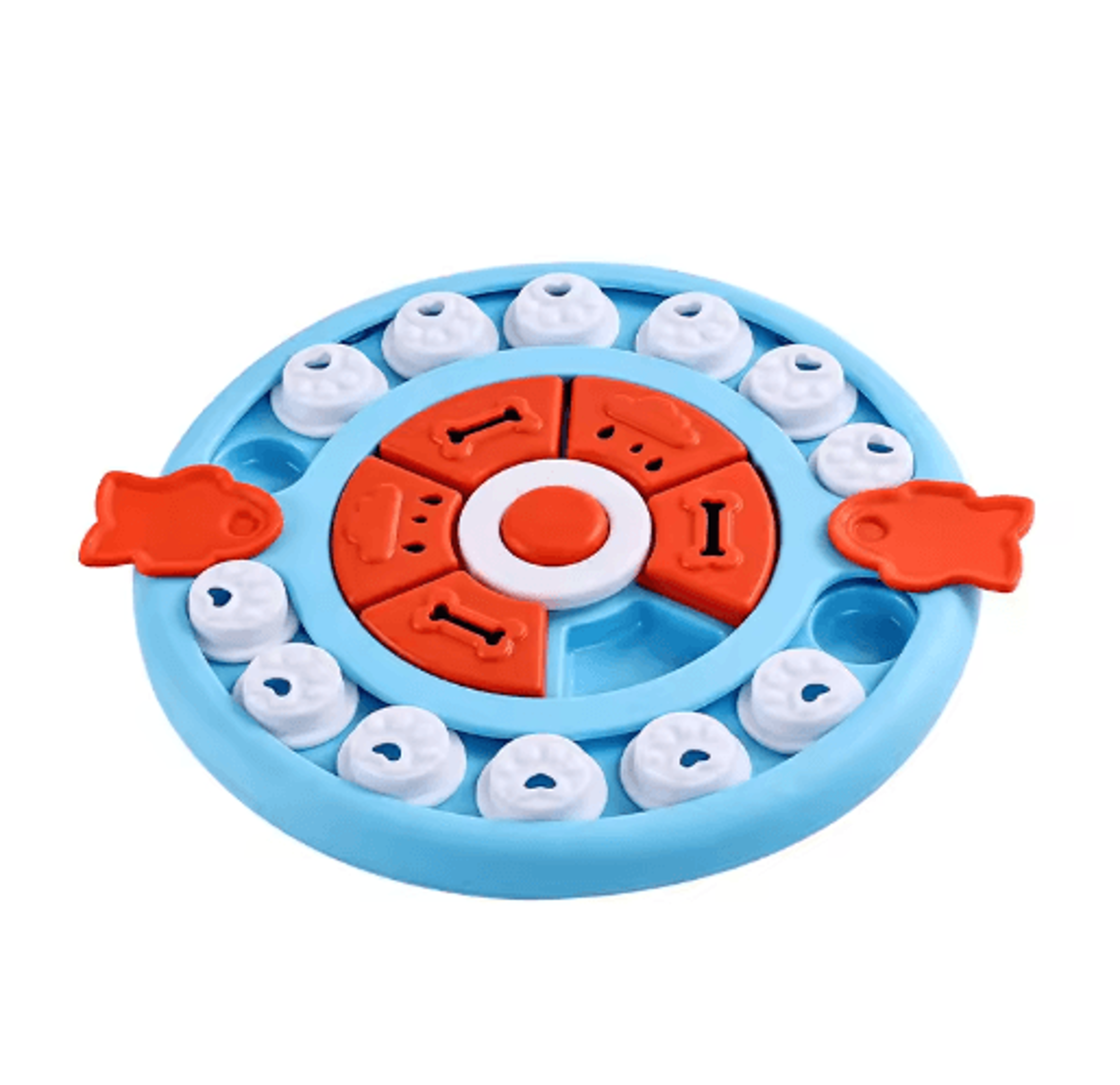 Smart Cat Puzzle Toy Interactive Slow Feeder Turntable For Indoor Cats 9