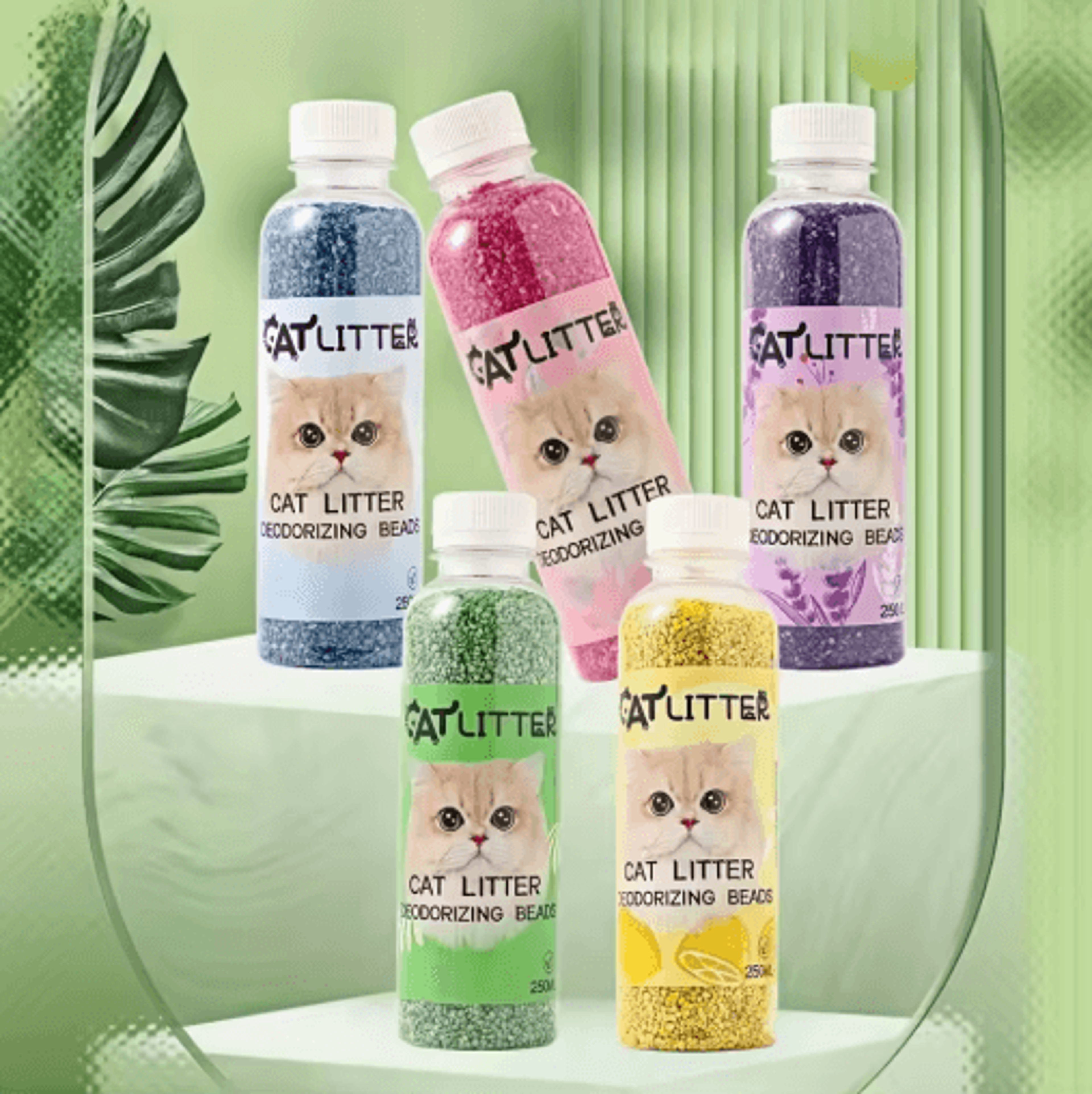 Cat Litter Deodorizing Beads Odor Eliminator For Fresher Litter Boxes 8