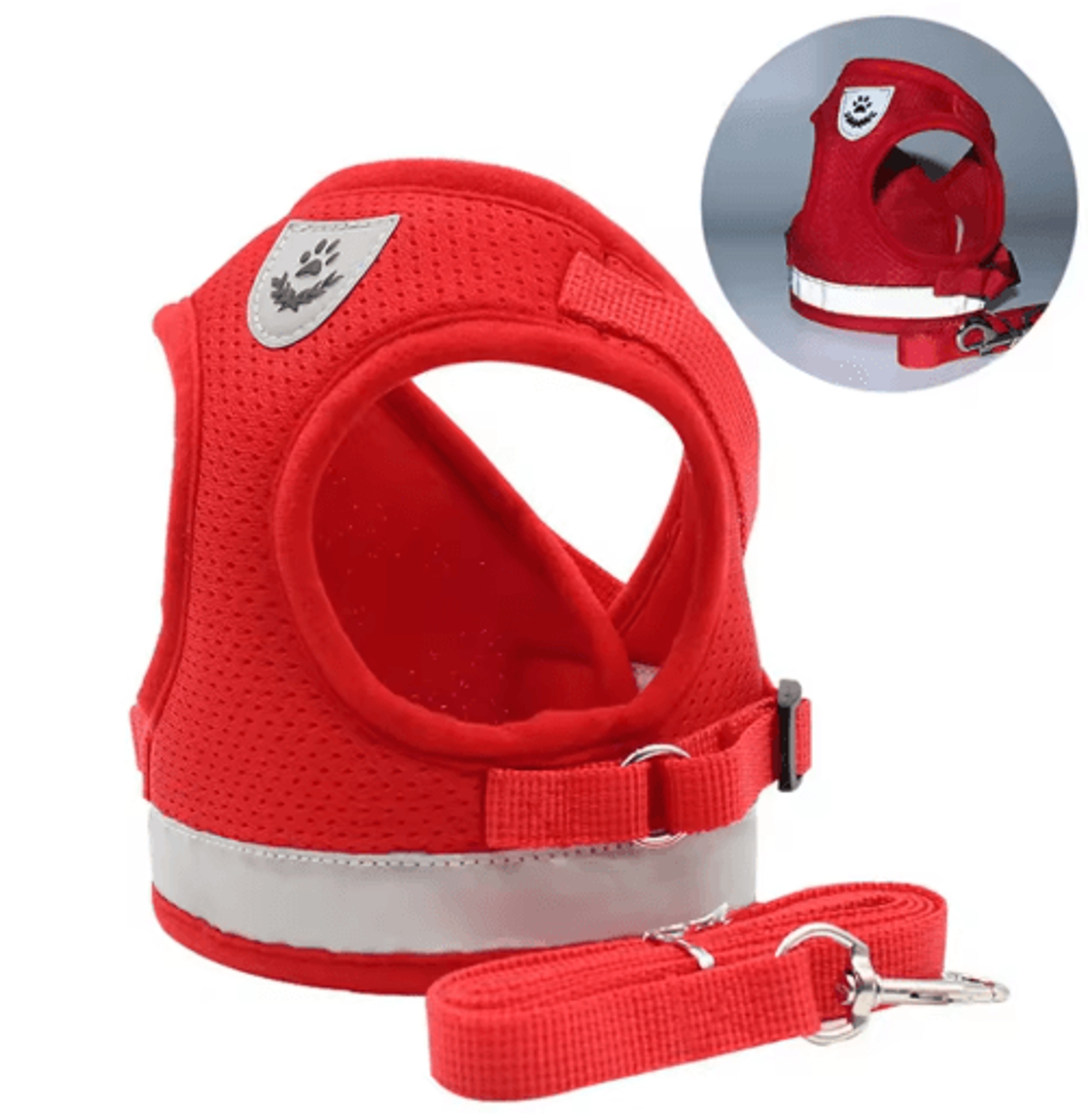 SecureFit Reflective Cat Harness And Leash Set For Safe Outdoor Adventures 1