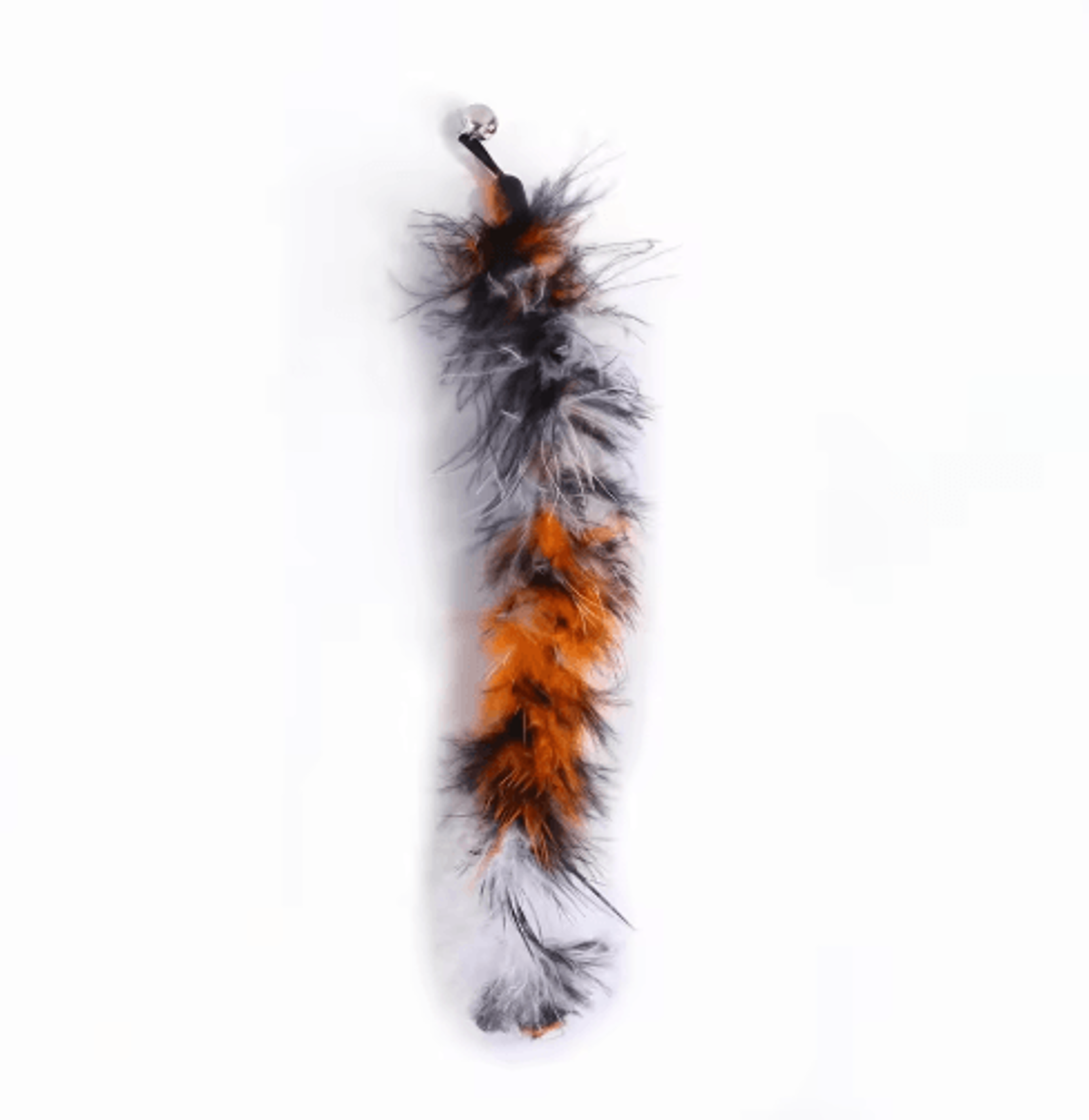 Retractable Cat Wand Toy Set  Feather Teaser With Caterpillar Replacement Heads 4
