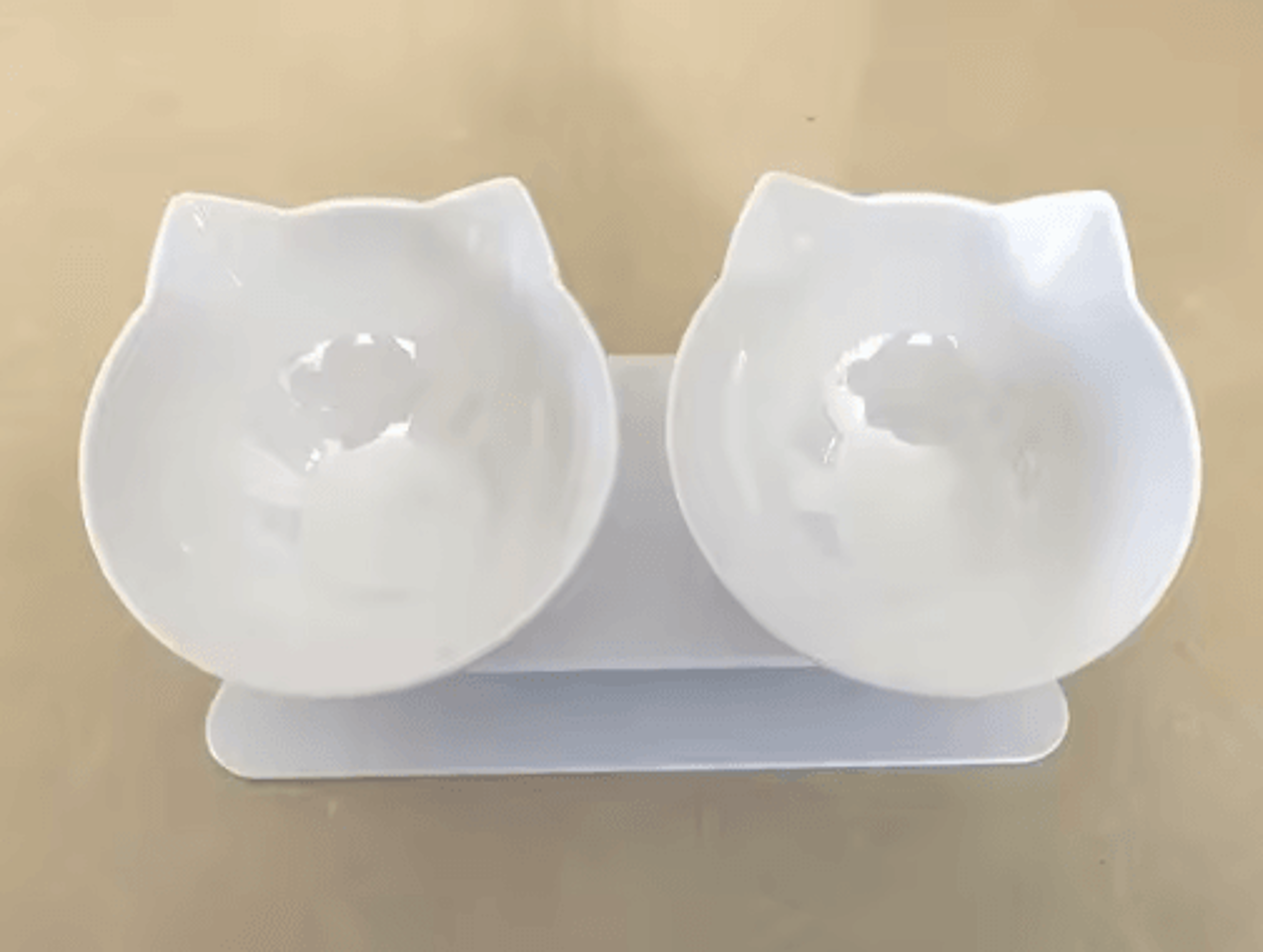 NonSlip Double Pet Bowl With Stand Elevated Food  Water Feeder For Cats  Dogs 5