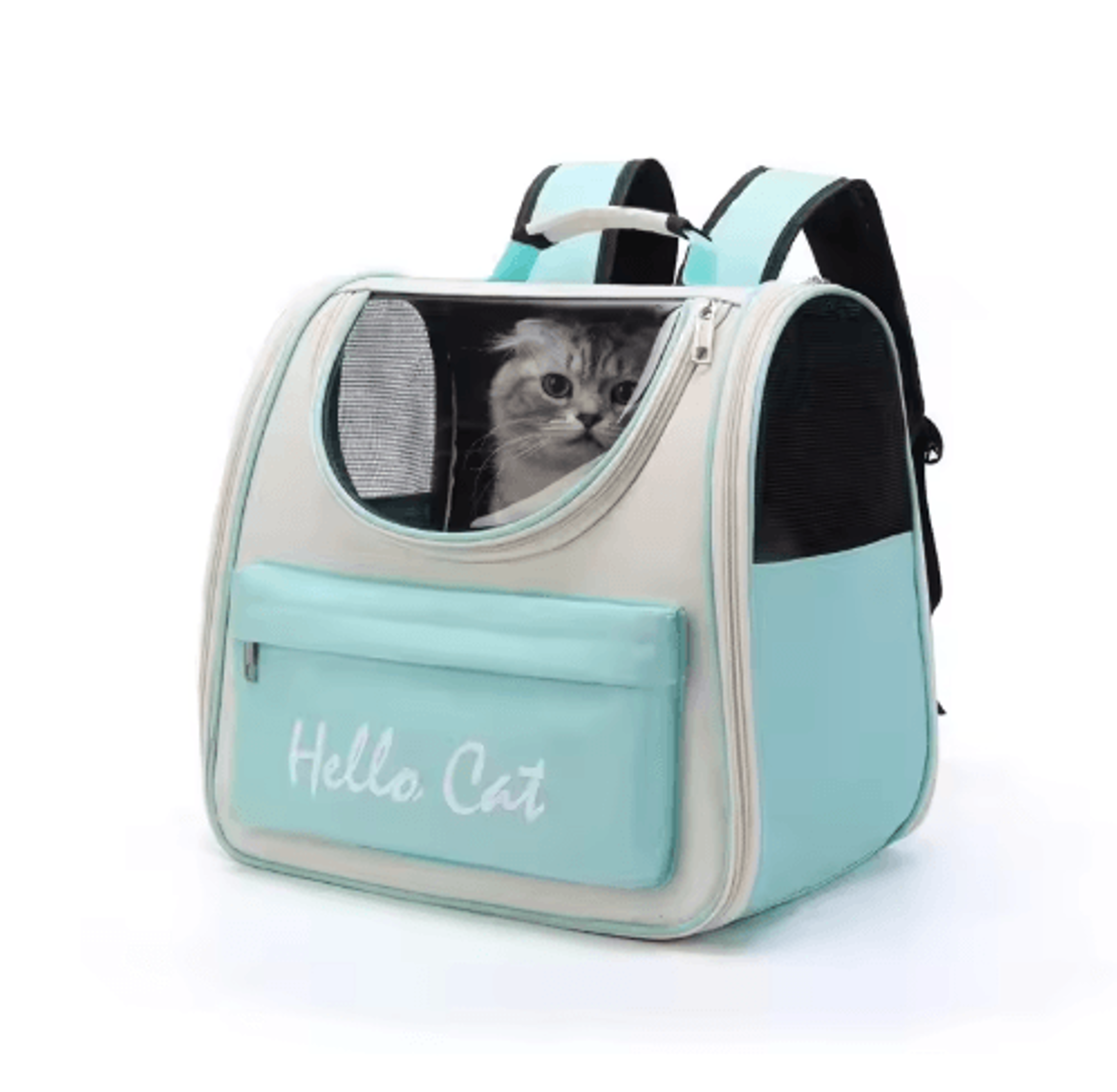 Windproof Cat Carrier Backpack Portable Travel Bag For Cats  Small Dogs With Cushion 4