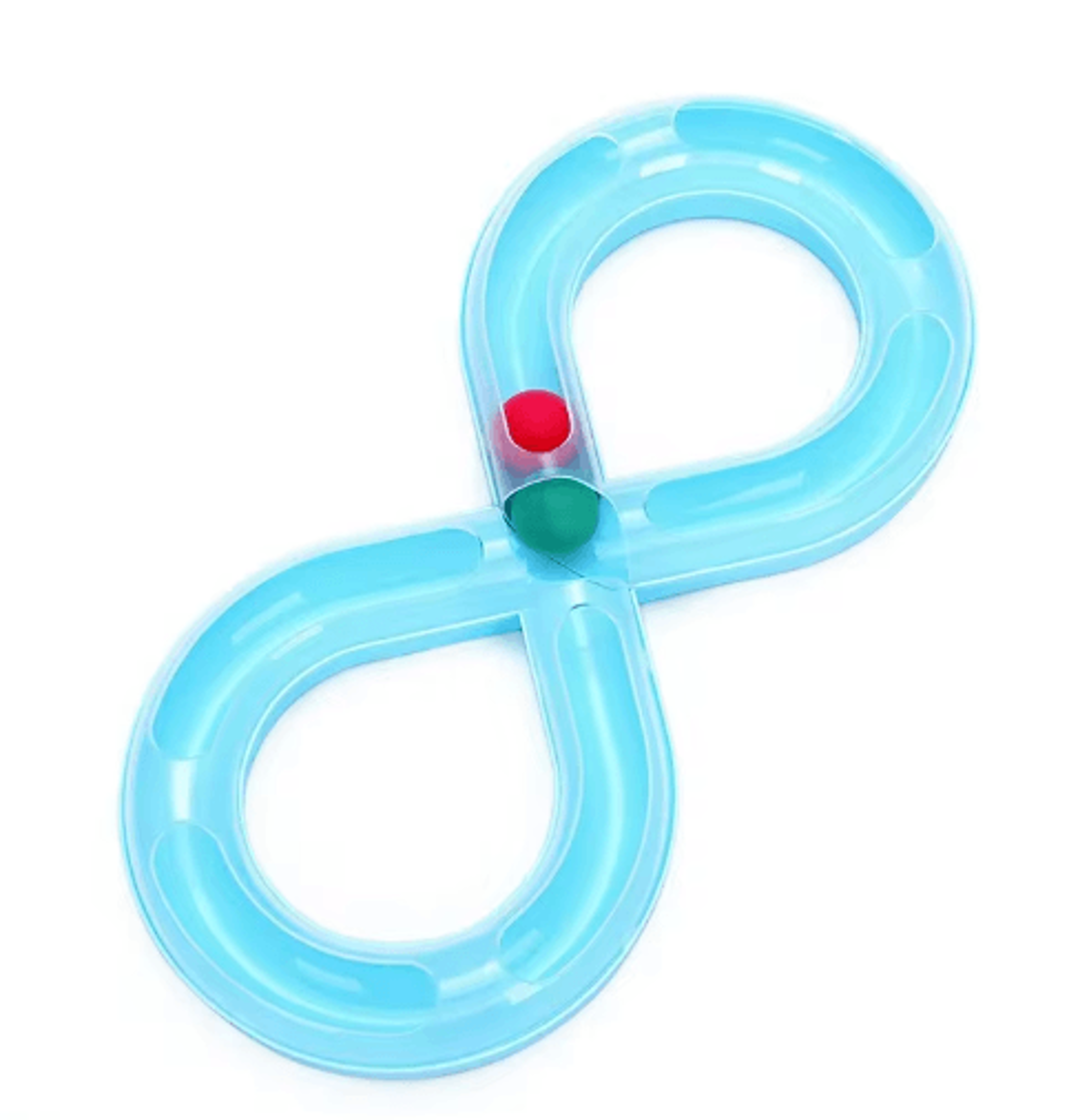 Interactive Track Ball Cat Toy Cat Track Ball Toy With Spinner Disk For SelfPlay Entertainment 2