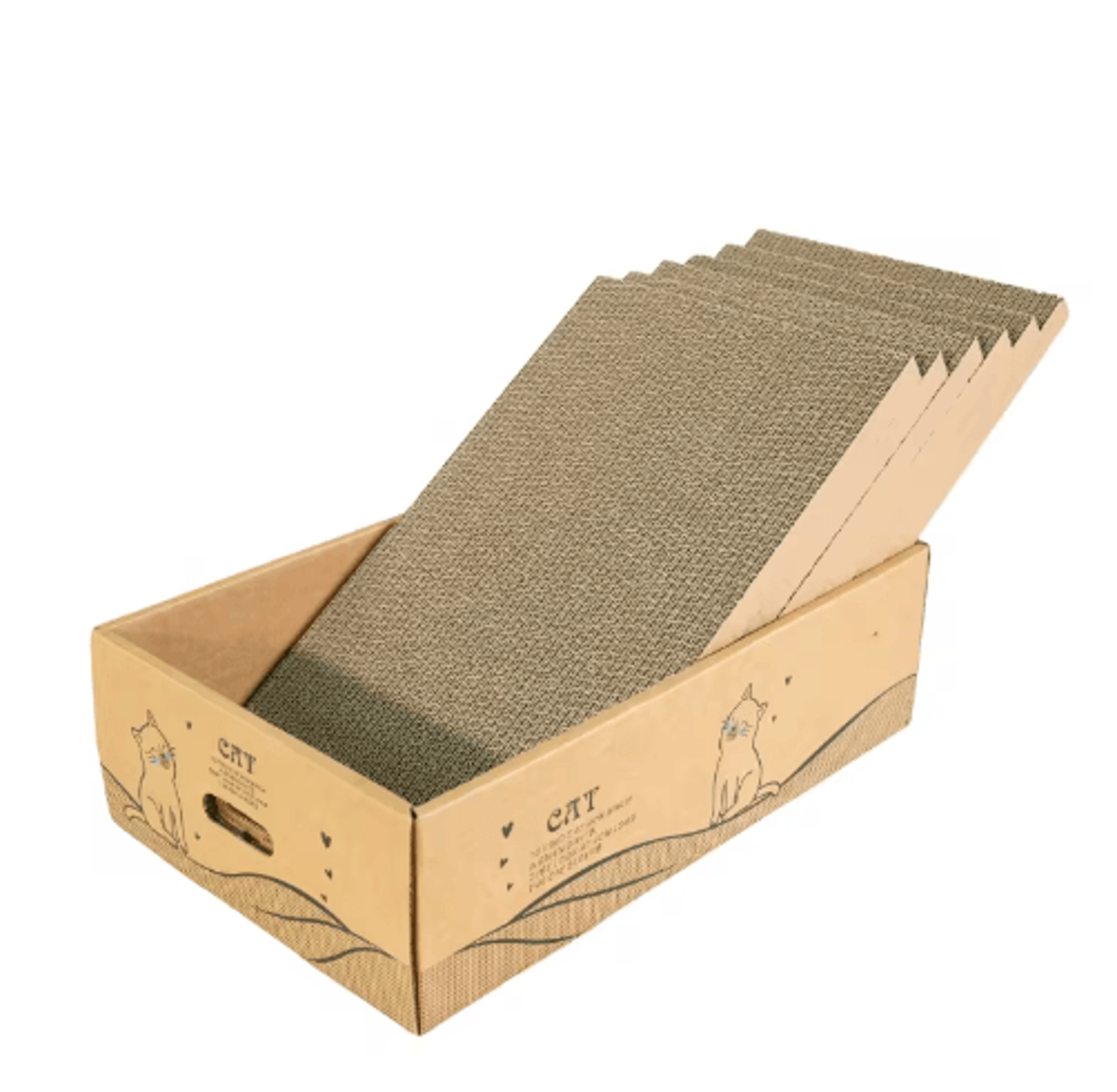 MegaScratch 6Pack Extra Large Reversible Cat Scratching Posts 1