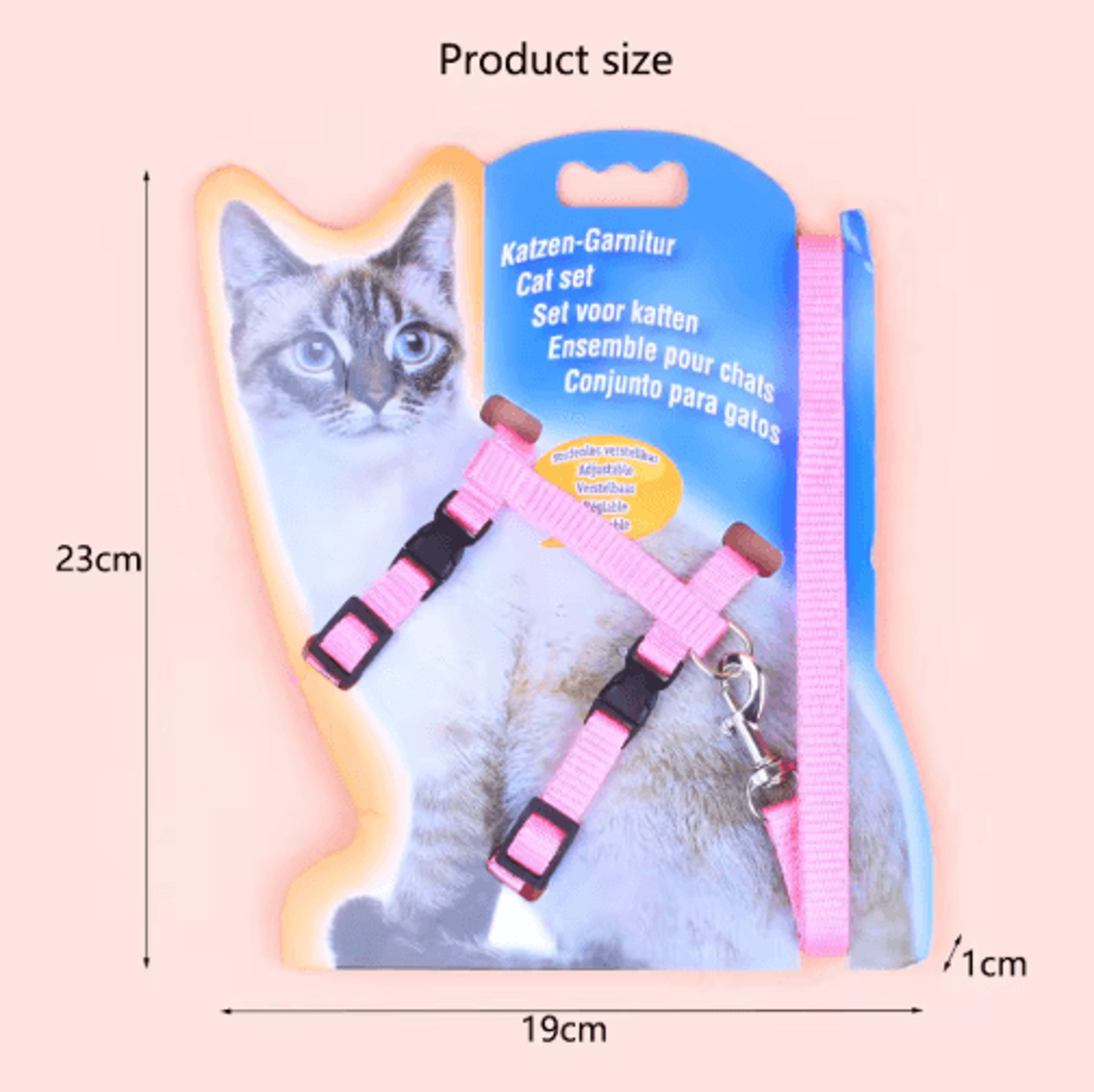 SecureFit Nylon Cat Harness And Leash Set For Everyday Adventures 6