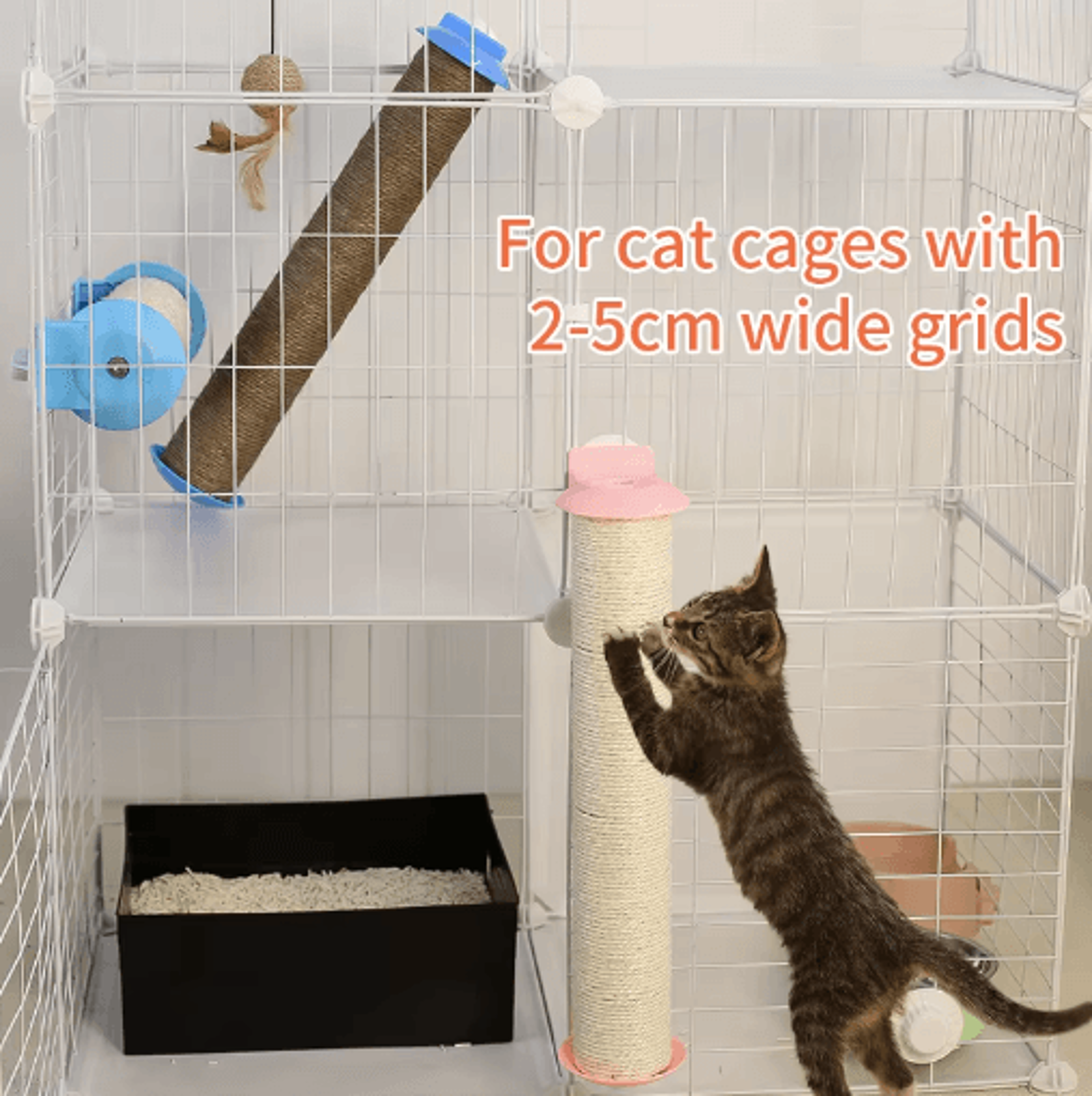 RenewGrip Sisal Cat Scratching Post Replacement Pole With M8 Screw 10