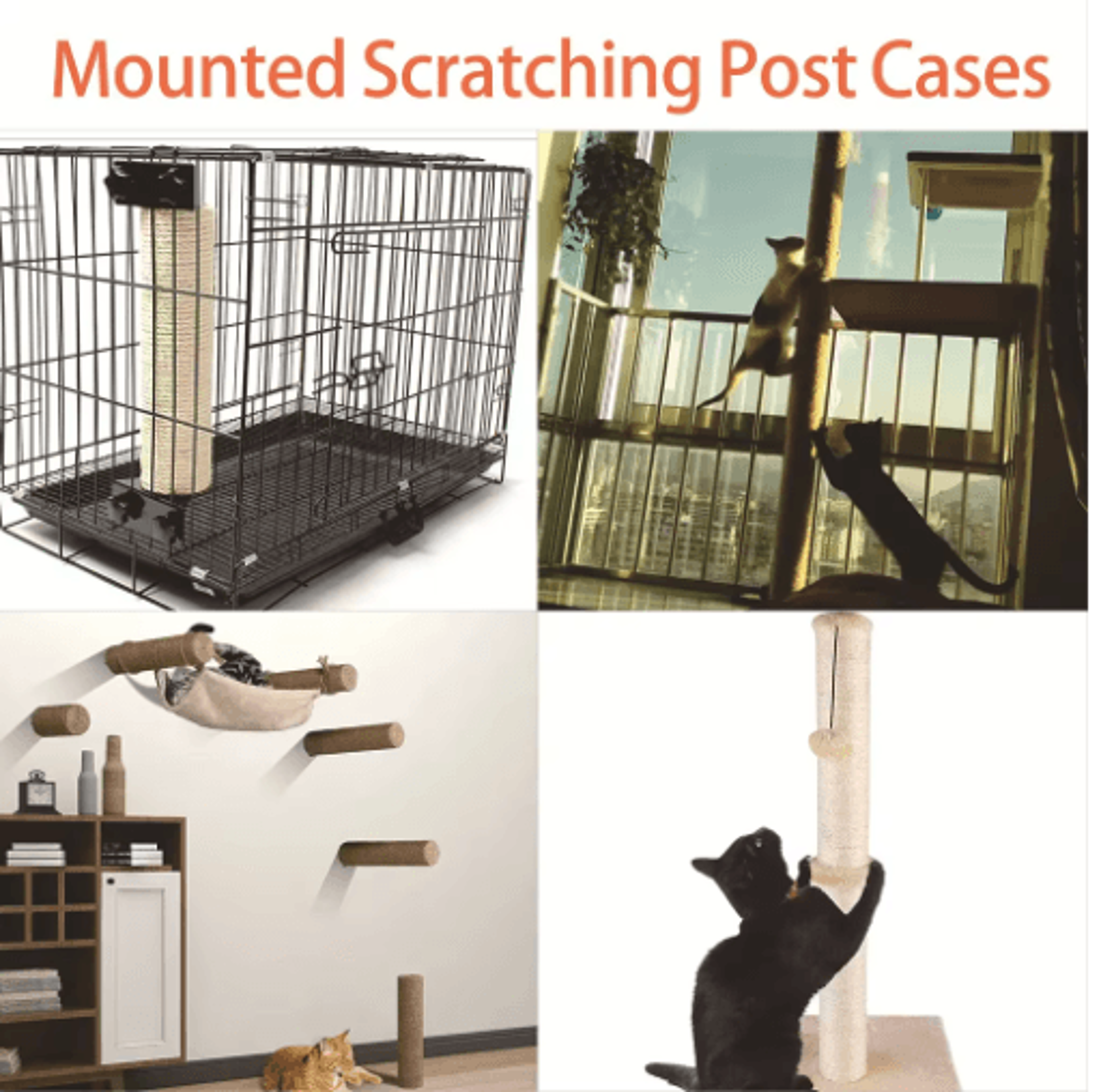 RenewGrip Sisal Cat Scratching Post Replacement Pole With M8 Screw 11