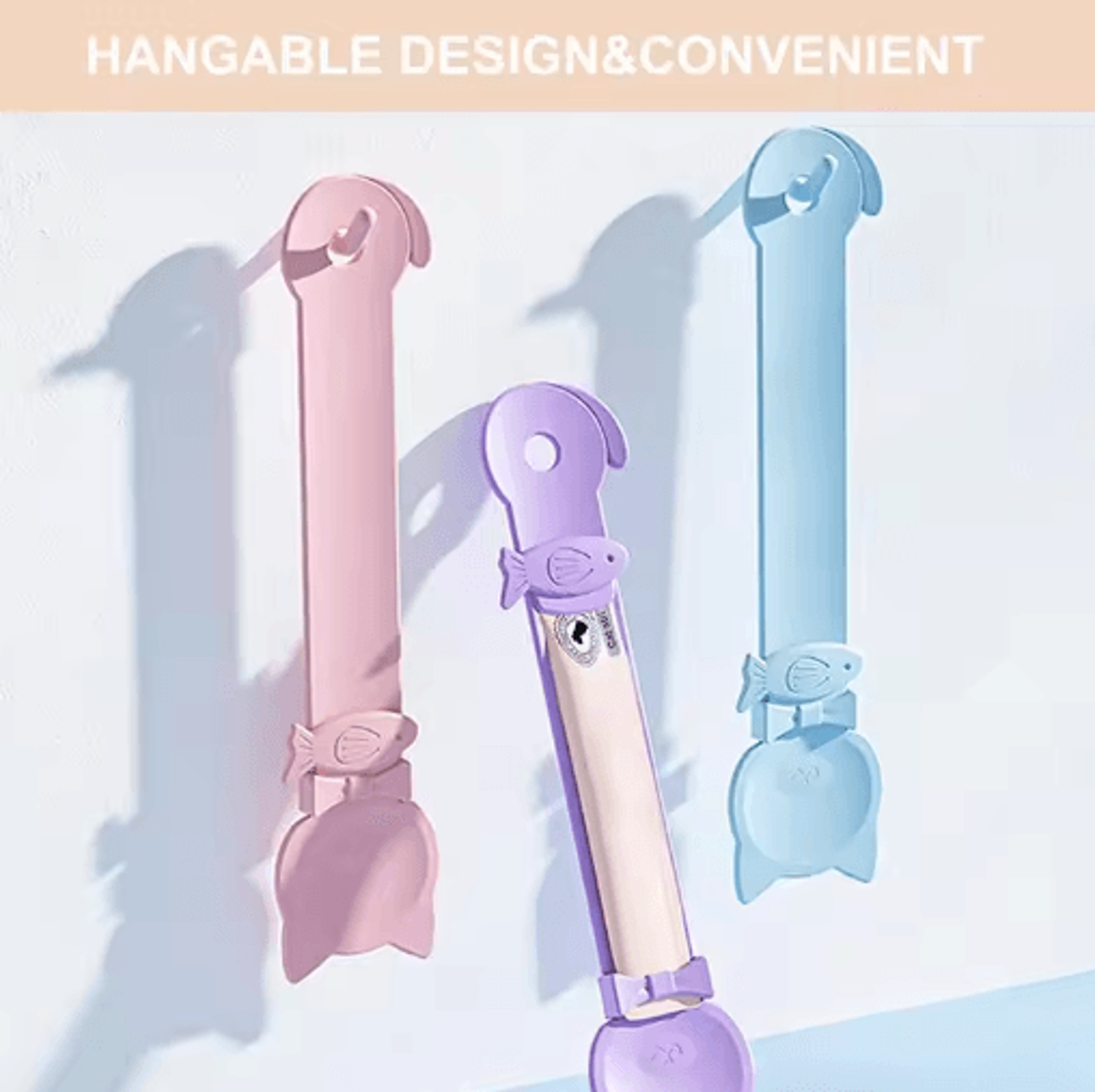 Lick Ease Long Handle Wet Food Feeder Spoon For Cats 8