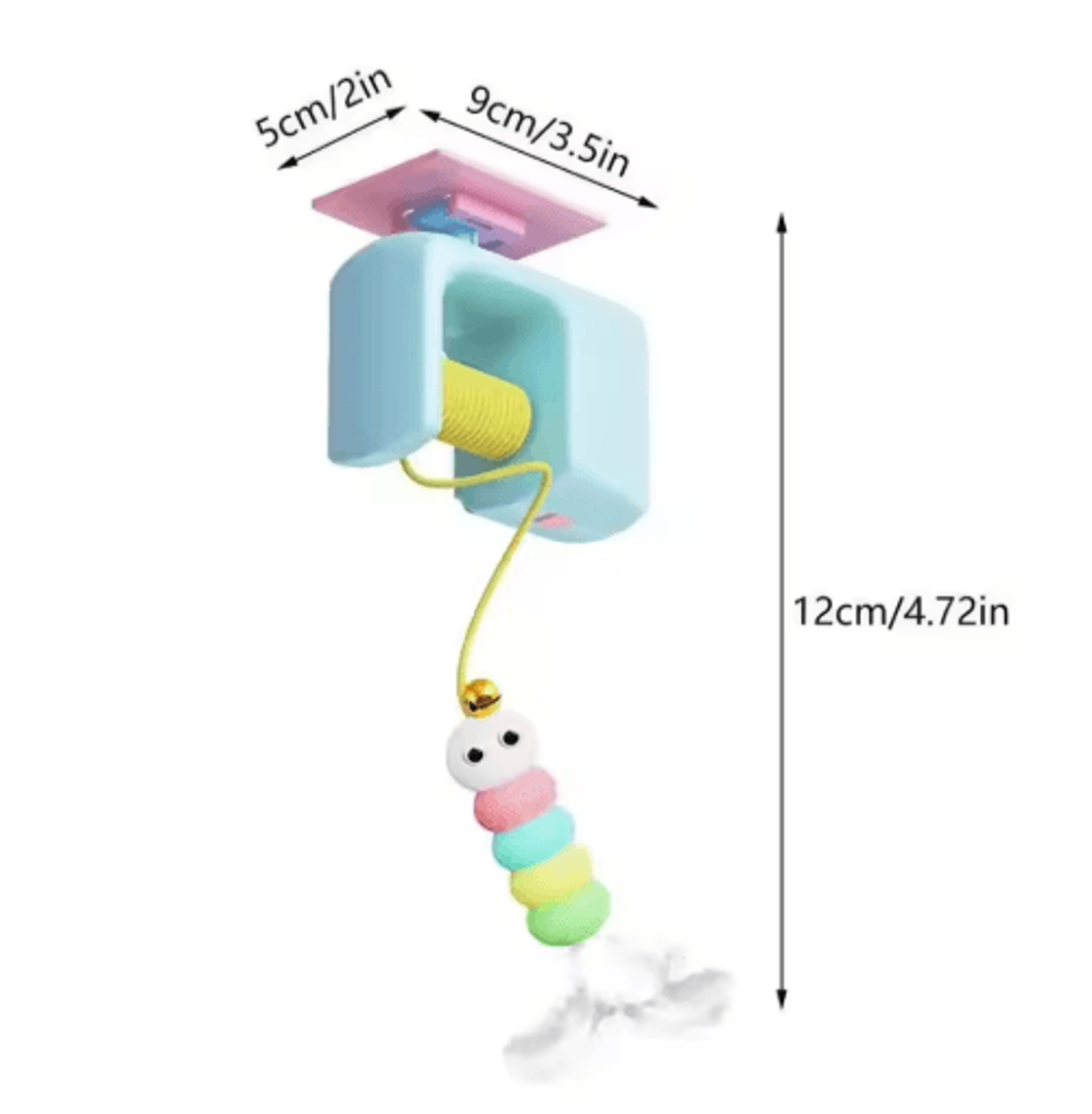 Sky Hunt Automatic Flying Bird Cat Toy With Hanging Door Design 2