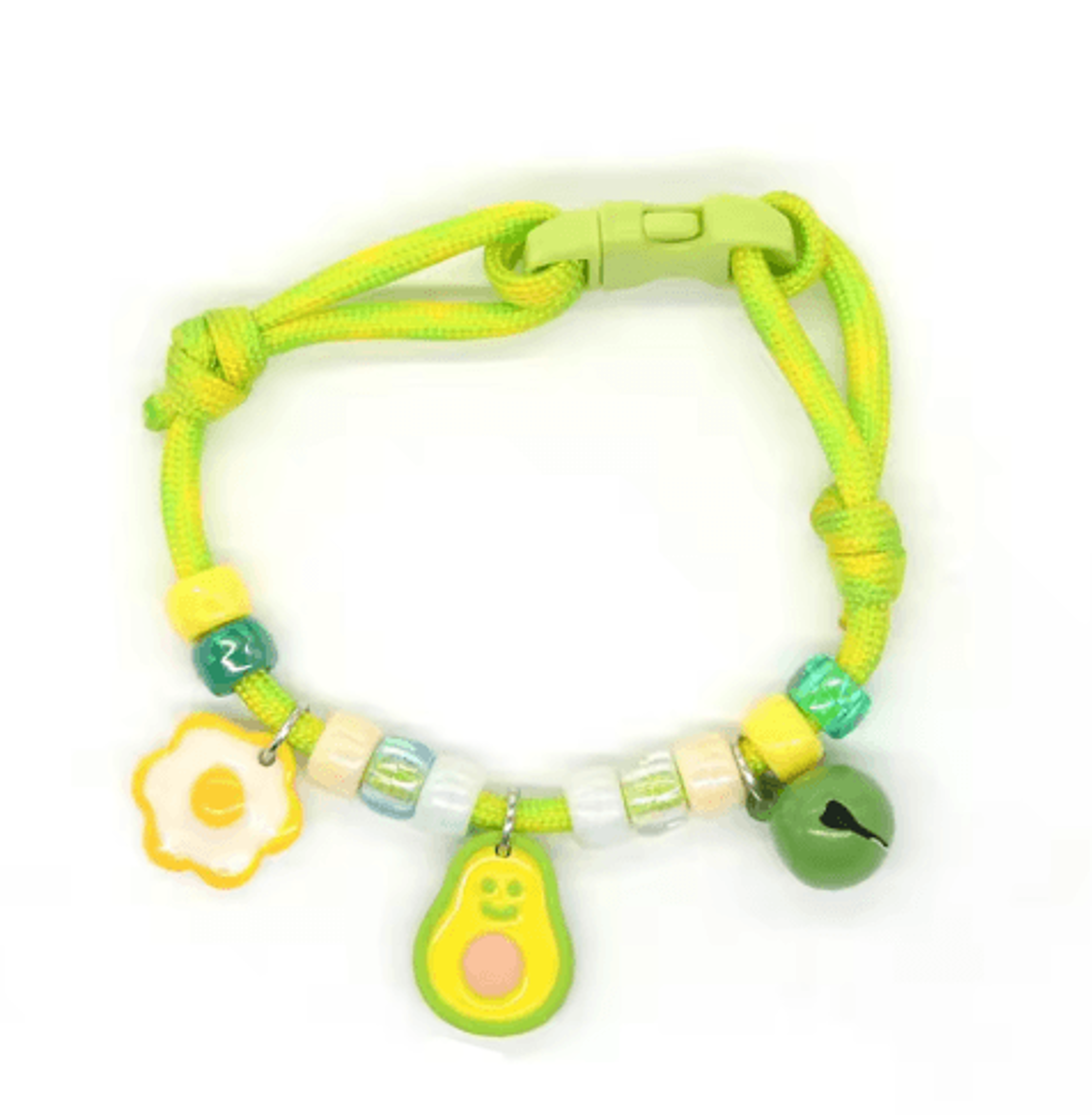 Colorful Braided Pet Collar With Bell Adjustable Necklace For Cats And Small Dogs 6