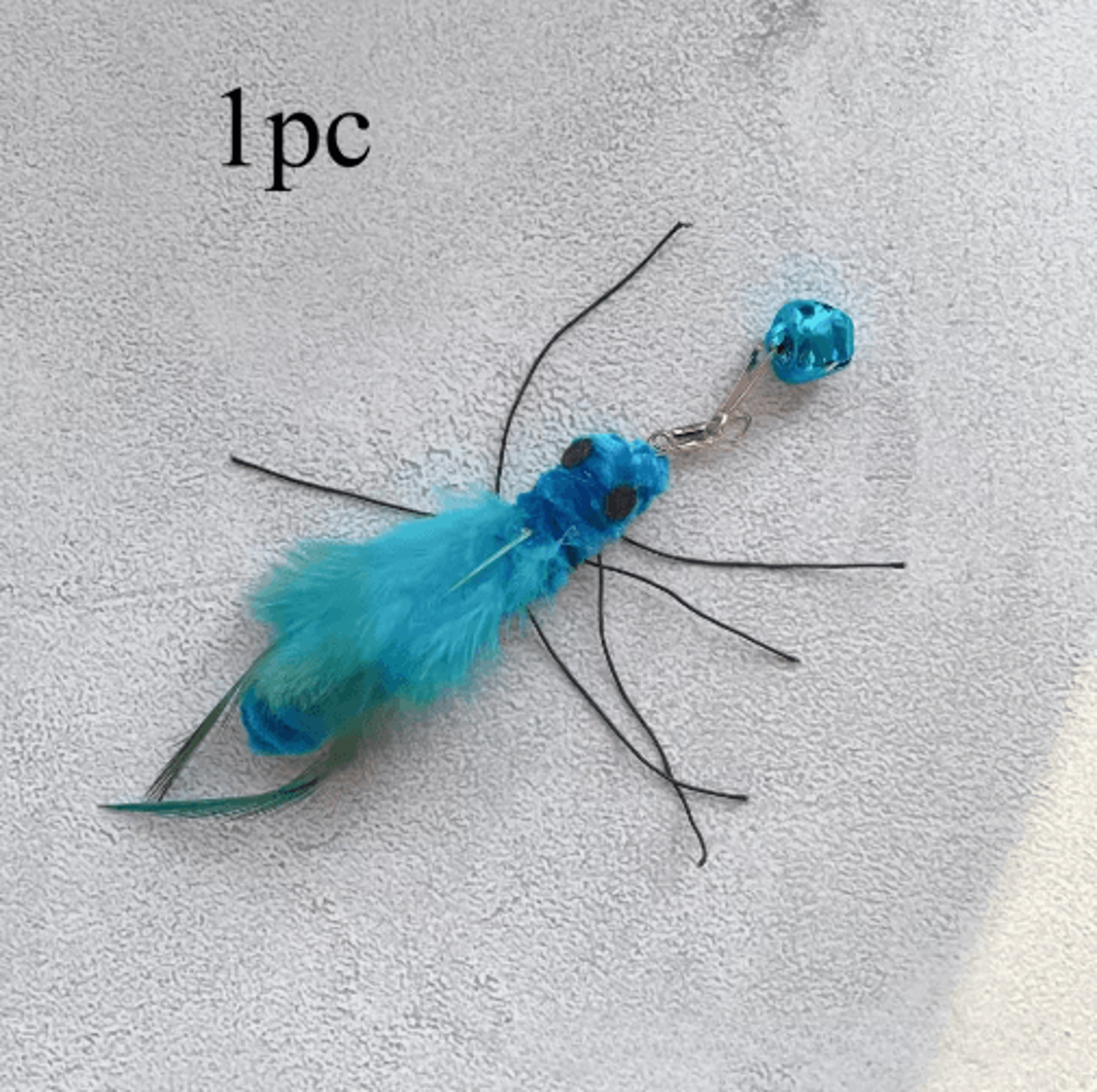 23PCS Plush Insect Cat Wand Refills  Interactive Bug Replacement Heads For Teaser Toys 3