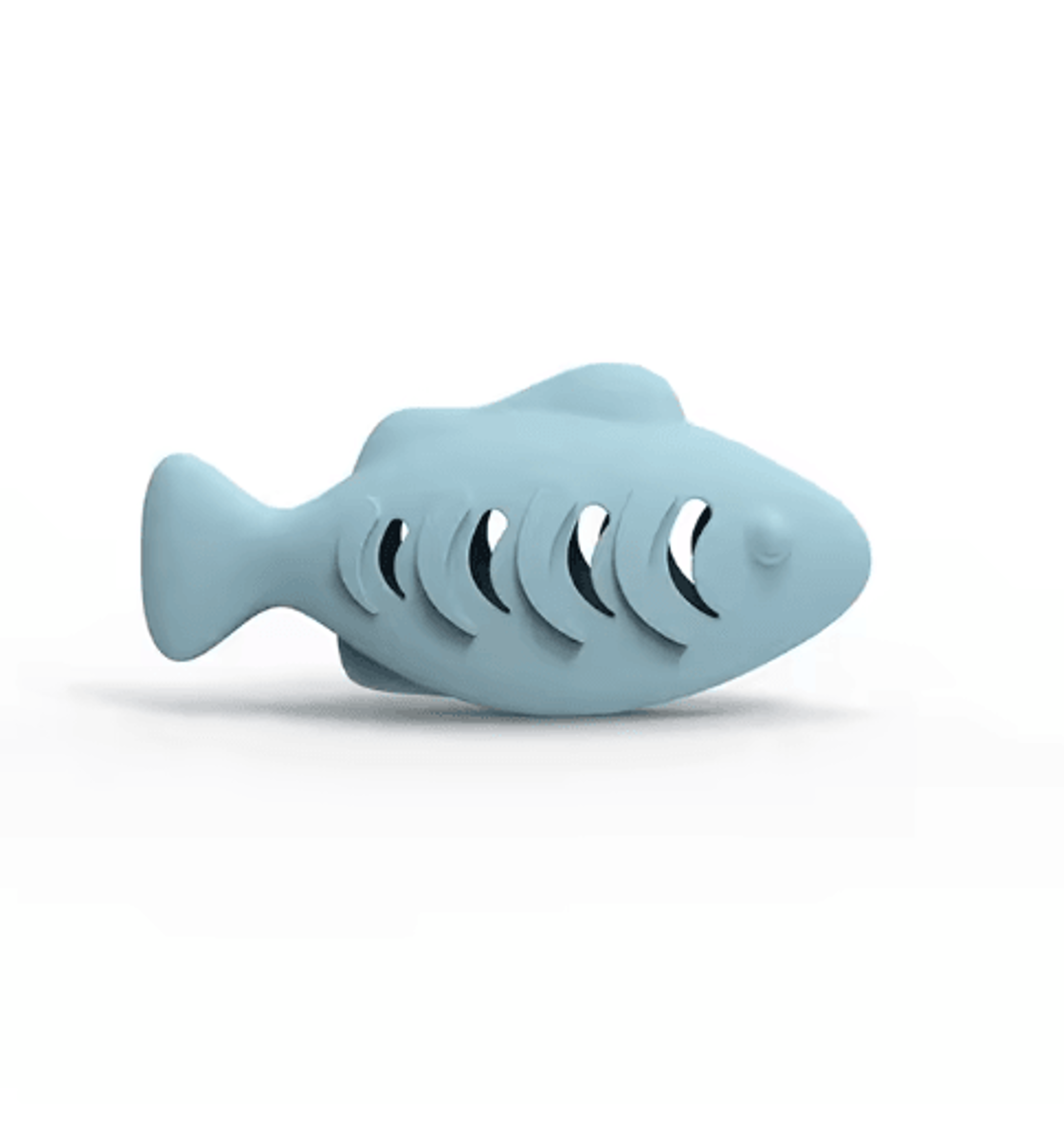 Fin Fun Fish Shaped Cat Treat Toy Interactive Dental Chew Puzzle  Snack Dispenser For Cats 1