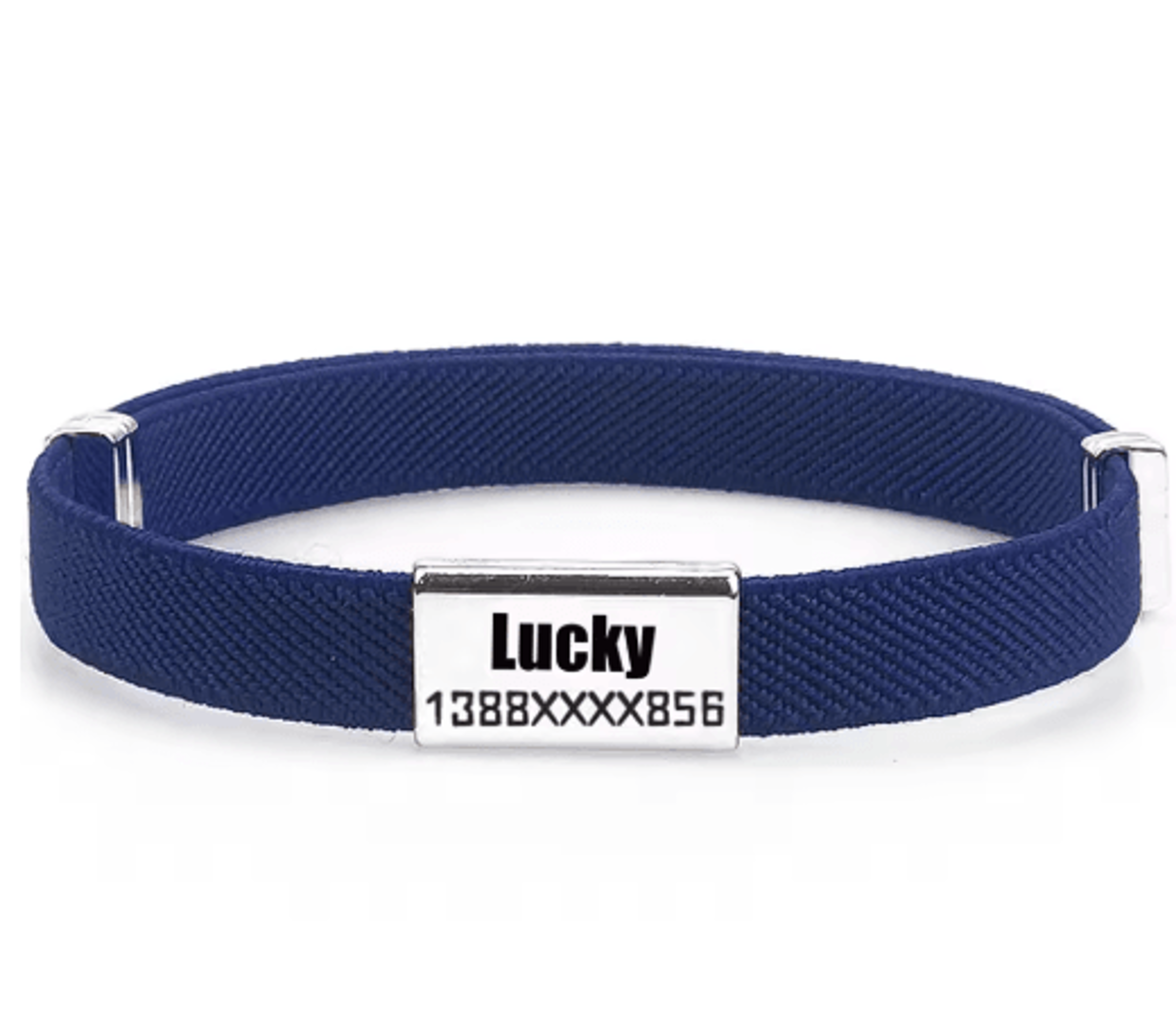 PawID Personalized Breakaway Pet Collar  Custom Name Collar With Metal ID Tag For Cats  Small Dogs 16