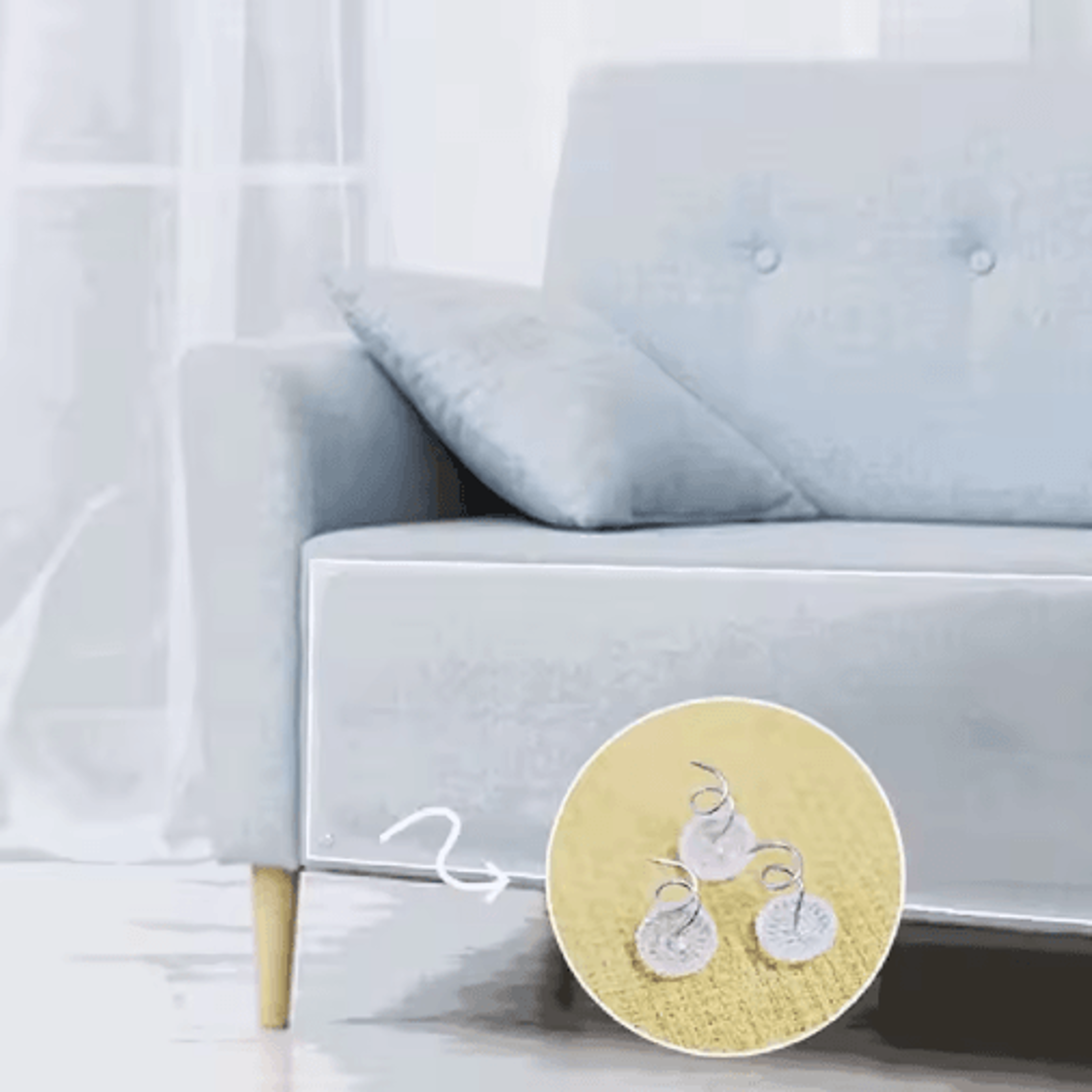 ClearShield Furniture Protector Pads  SelfAdhesive PVC Cat Scratch Guards For Sofas  Home Furniture 9