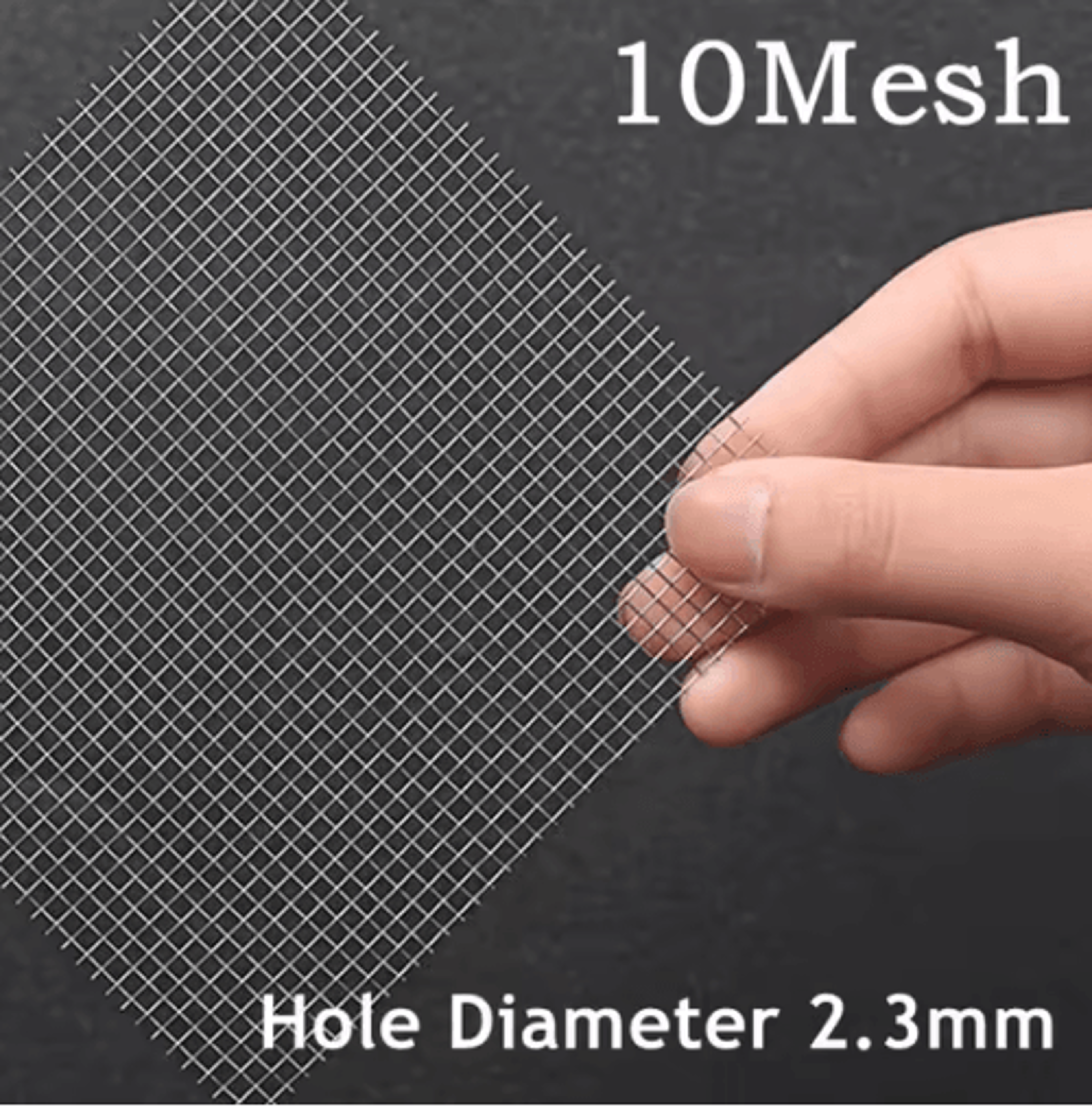 30 By 30cm Stainless Steel Mesh Screen Woven Wire Filter Mesh Sheet 4400 Mesh 7