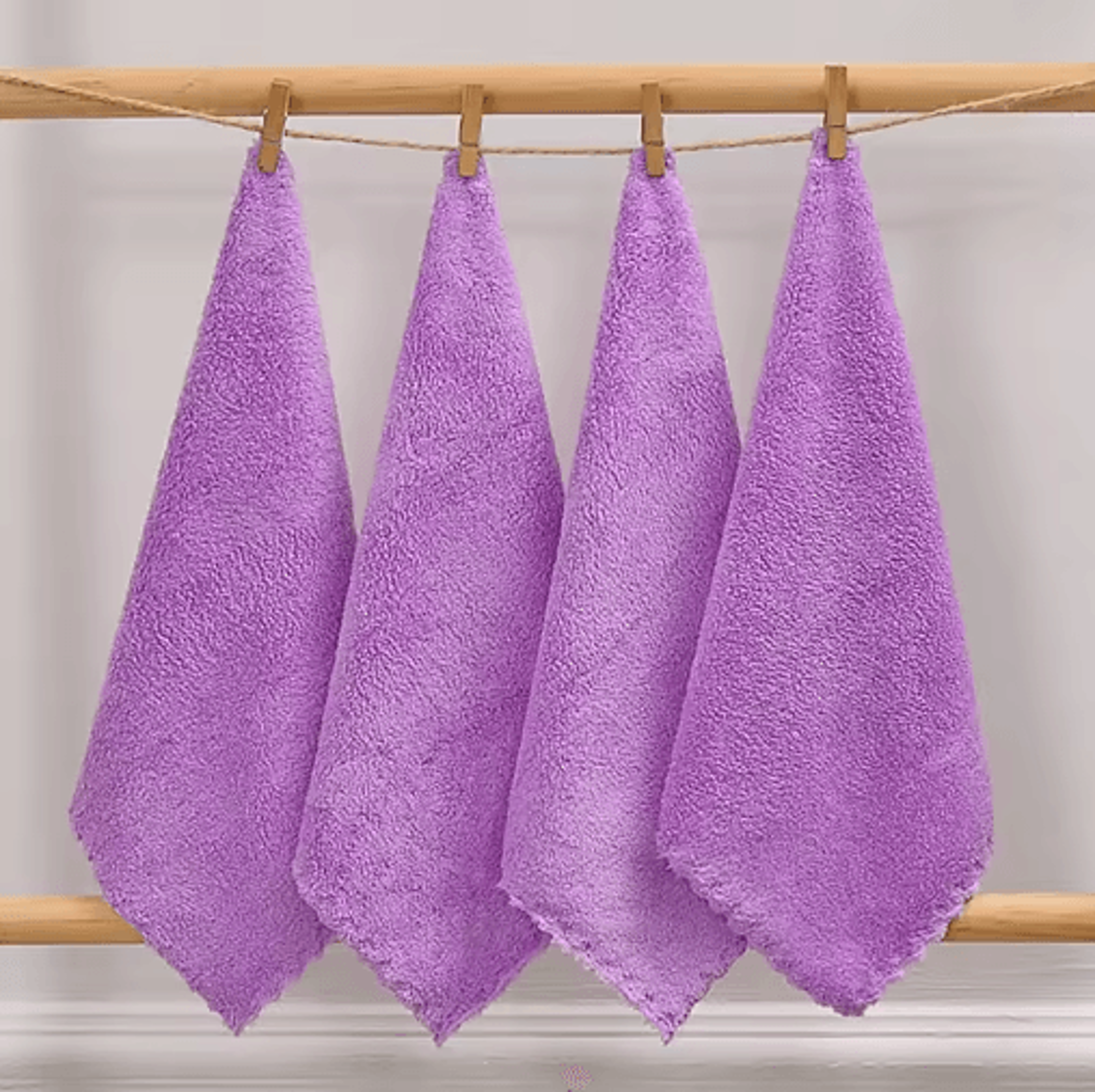 Coral Fleece Hand Towels Soft Super Absorbent Face  Dish Towels 150PCS 1
