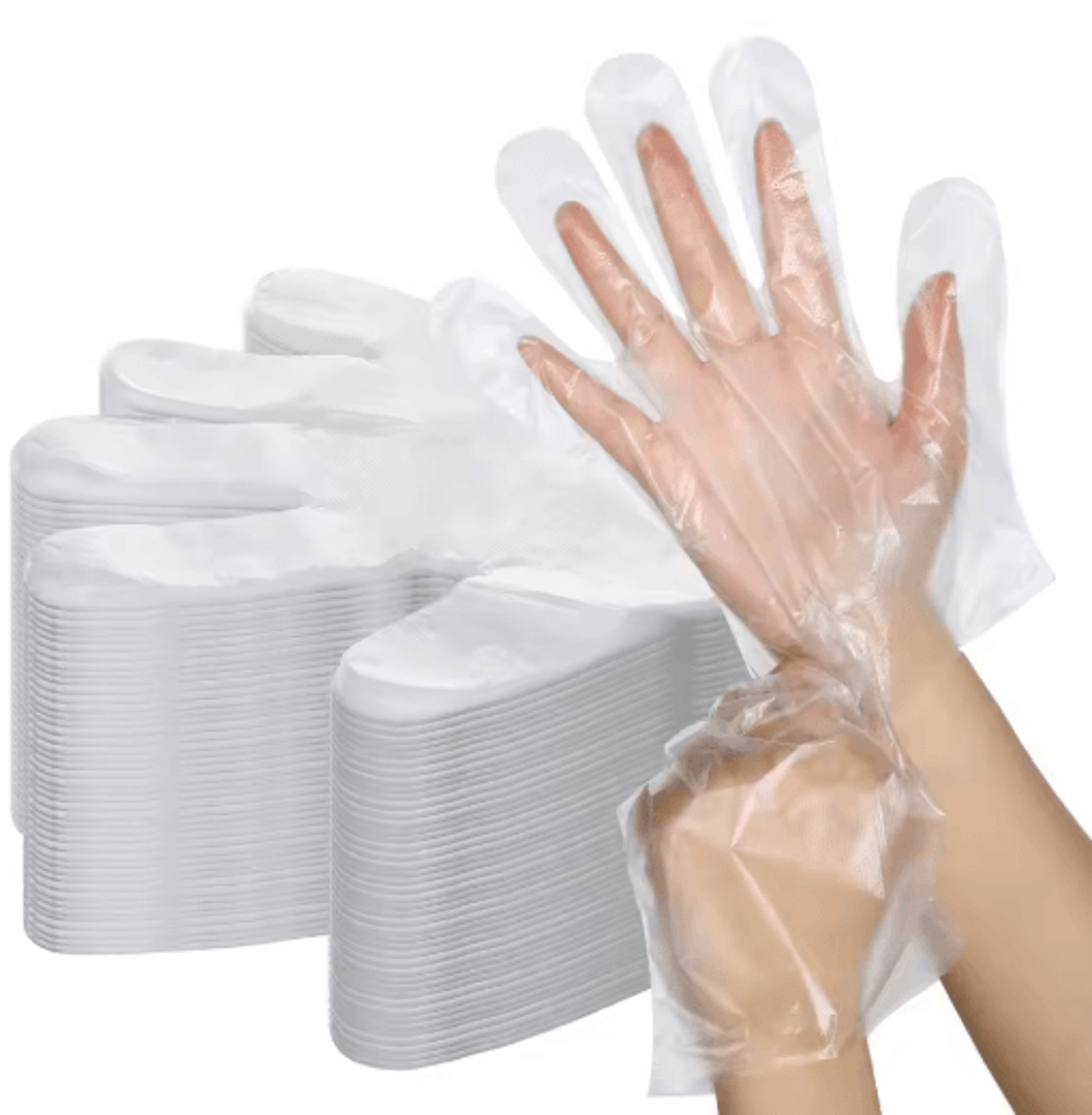Transparent Disposable Plastic Gloves  Waterproof Food Handling Gloves For Kitchen BBQ  Restaurant  1
