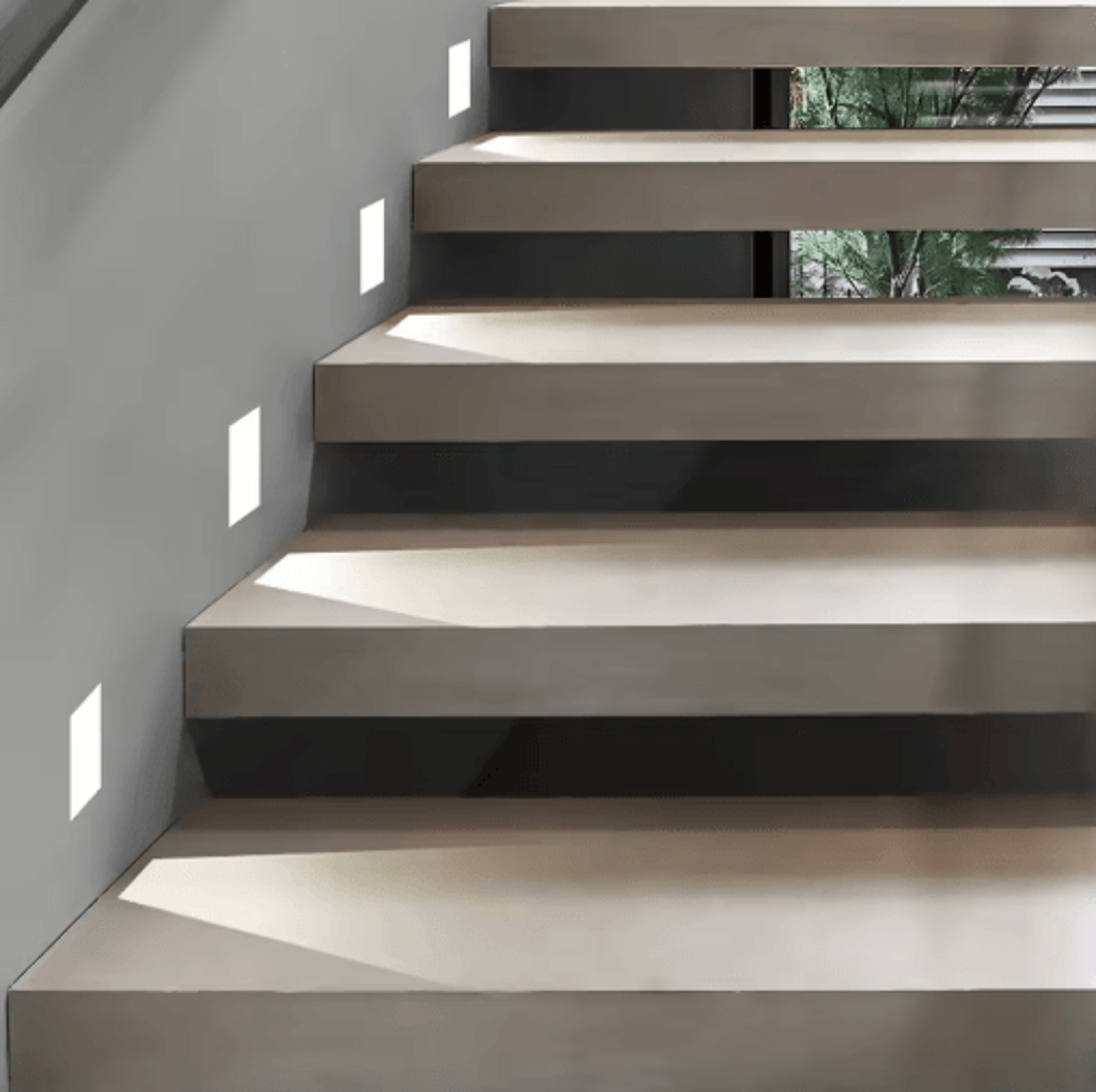 Borderless LED Step Lights  3W Motion Sensor Embedded Wall Light For Stairs  Hallways 6