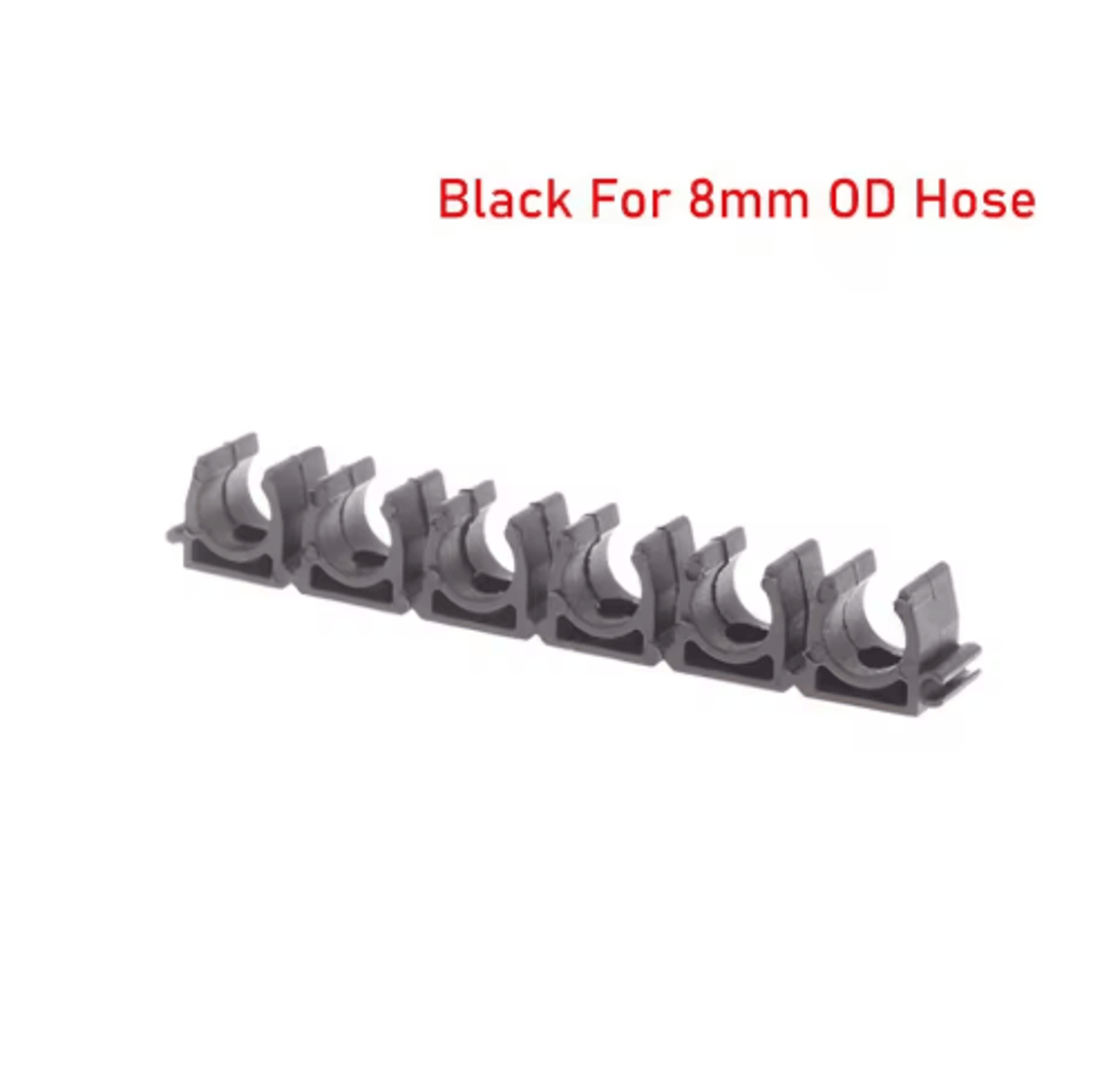 6Way Nylon Pneumatic Tube Clamp  Air Hose  Water Pipe Holder For 412mm Tubing 8