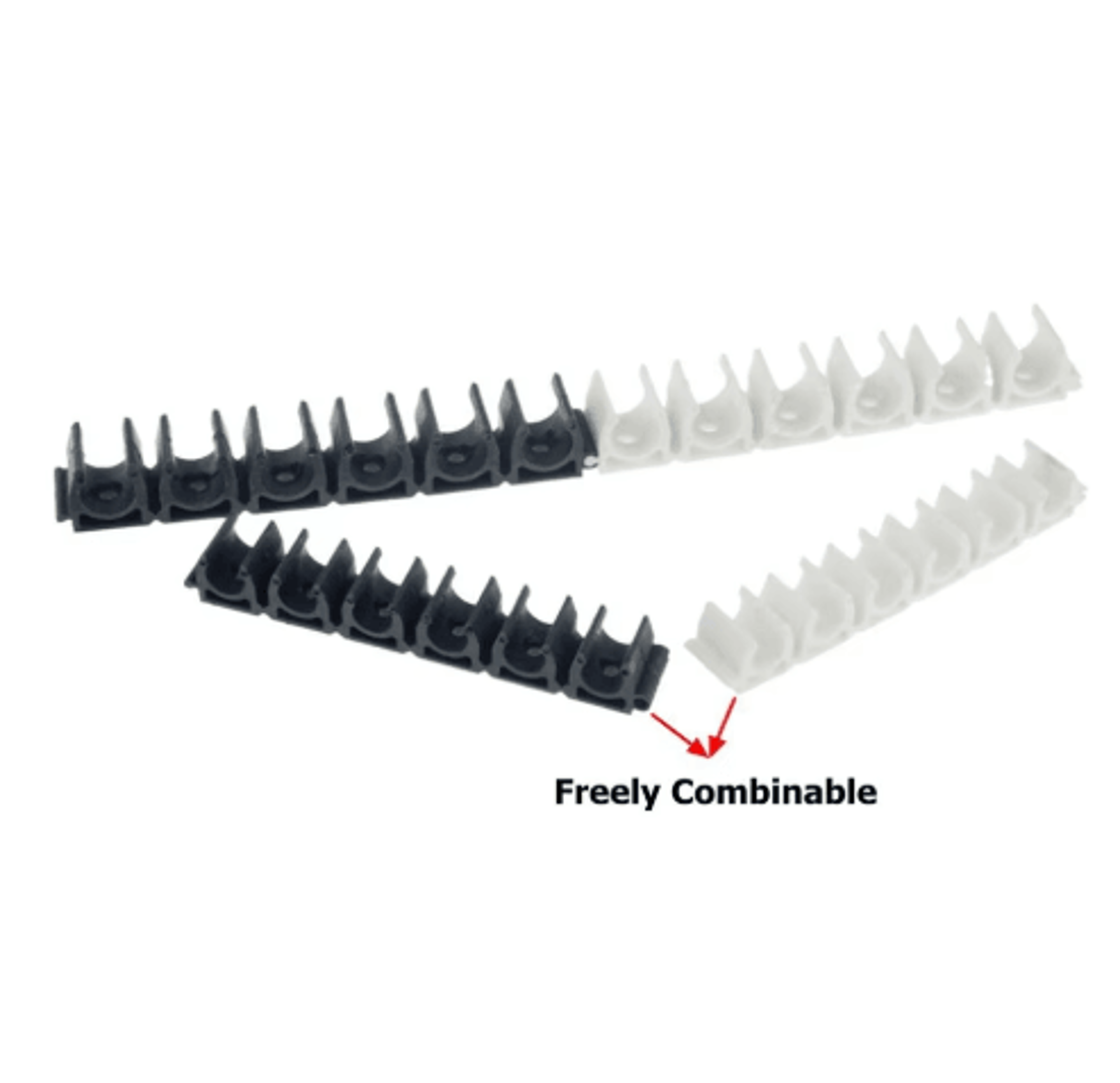 6Way Nylon Pneumatic Tube Clamp  Air Hose  Water Pipe Holder For 412mm Tubing 13