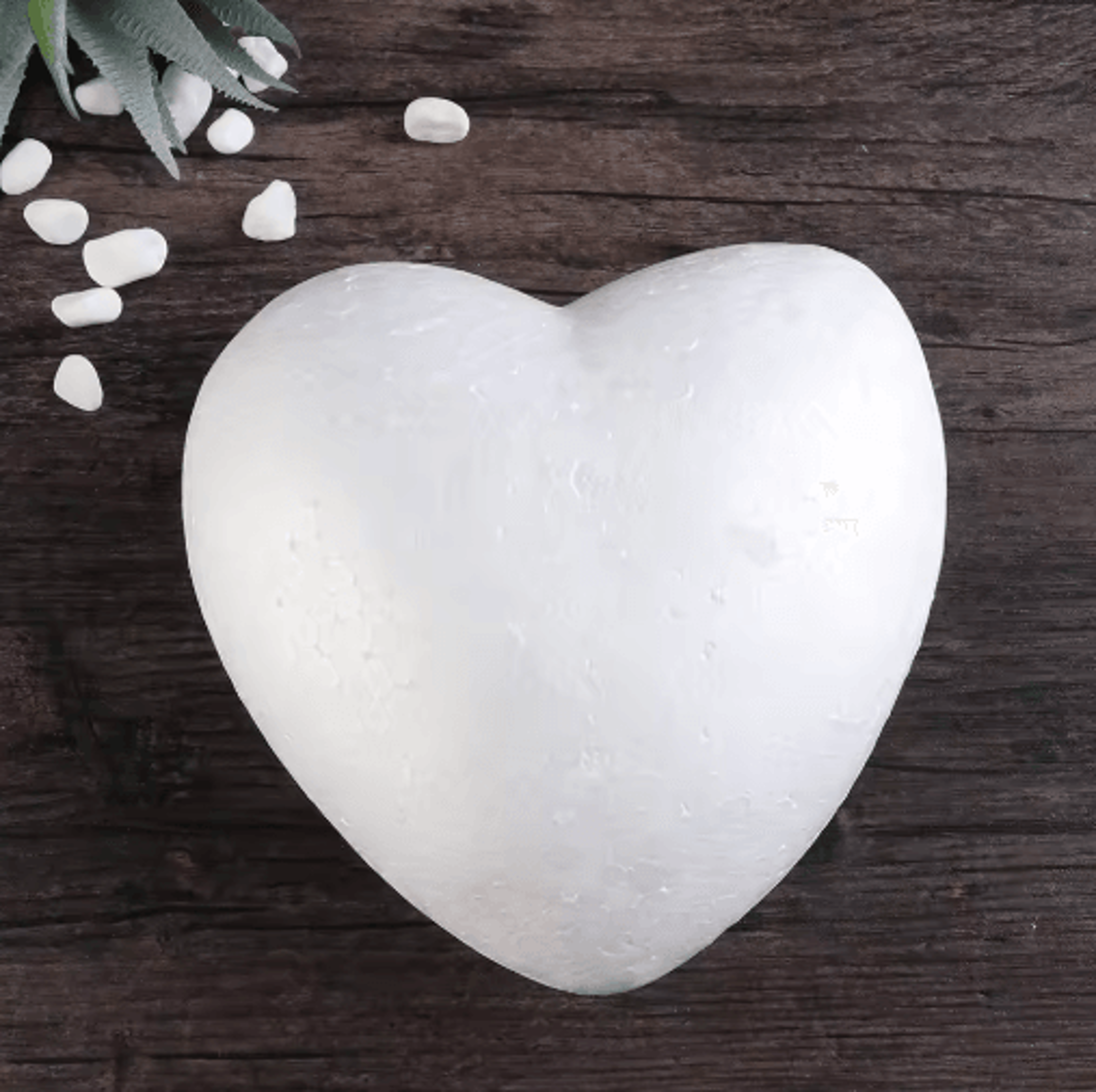 Heart Foam Craft Shapes  White Polystyrene Styrofoam Hearts For DIY Weddings  Party Decorations 6