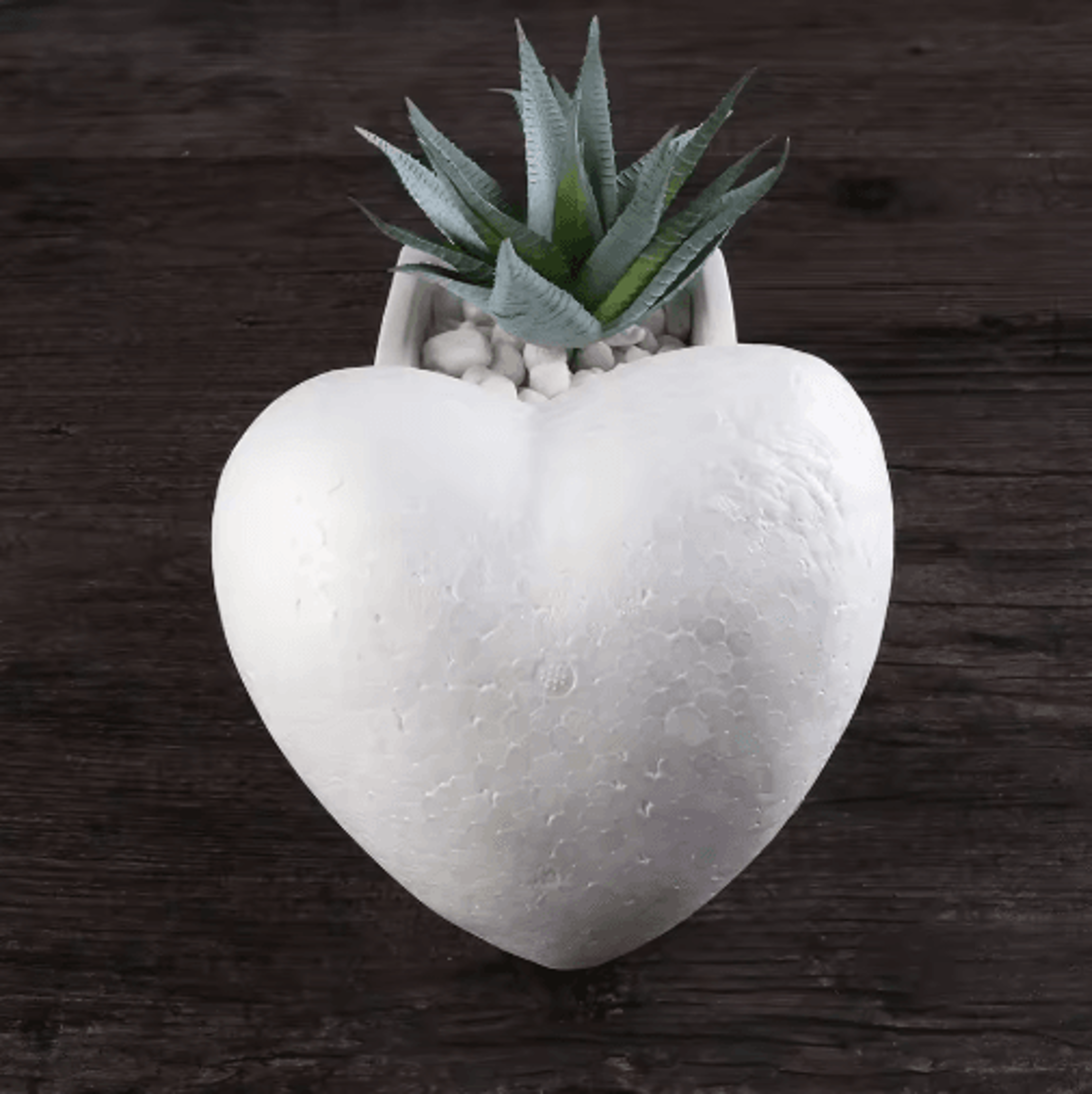 Heart Foam Craft Shapes  White Polystyrene Styrofoam Hearts For DIY Weddings  Party Decorations 8