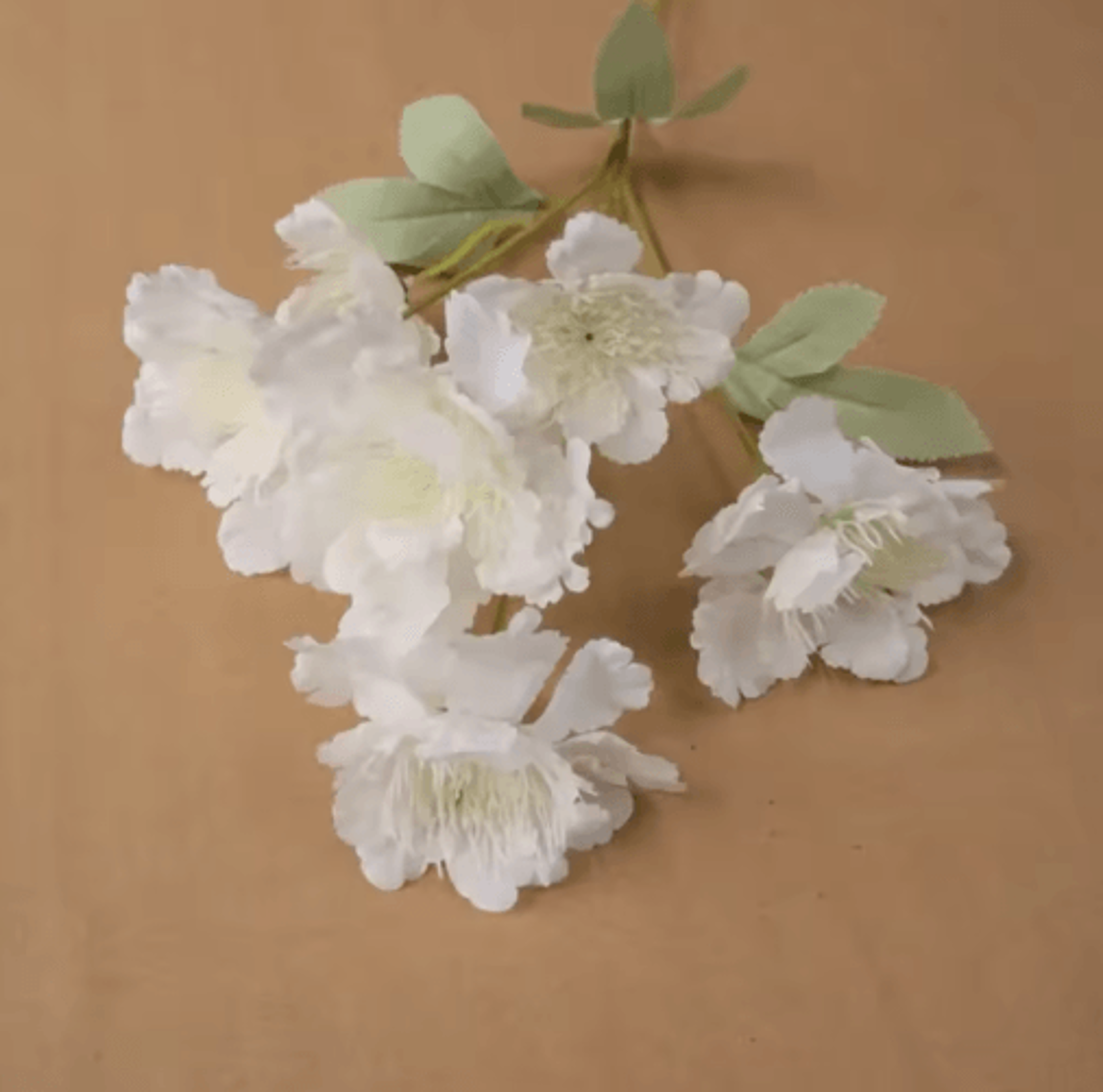 DIY 2Head Artificial Peony Bouquet  Lifelike Silk Flowers For Home  Wedding Decoration 7
