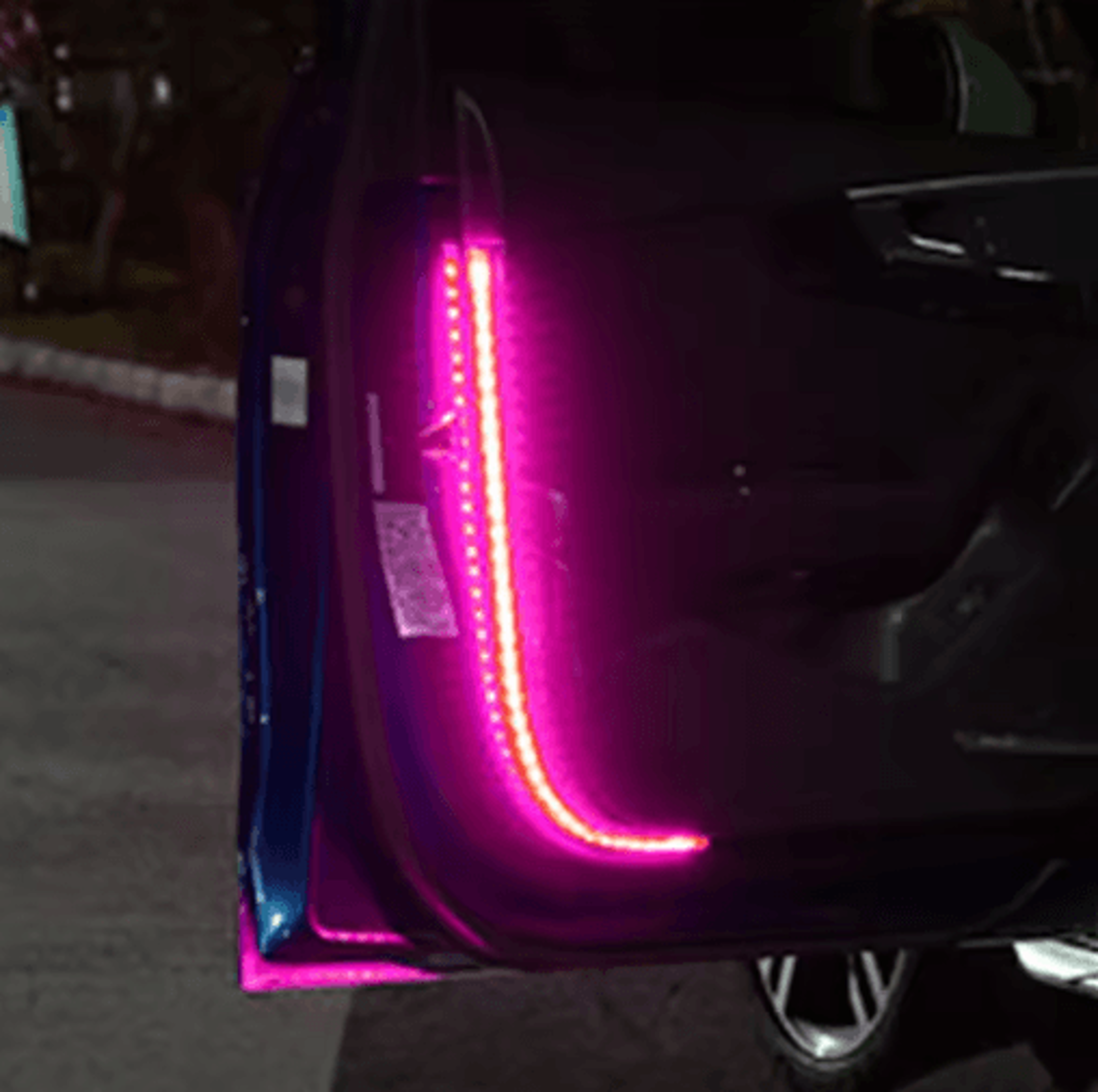 LED Car Door Warning Lights  AntiCollision Flashing Safety Lights 1 2 Or 4Pack 2