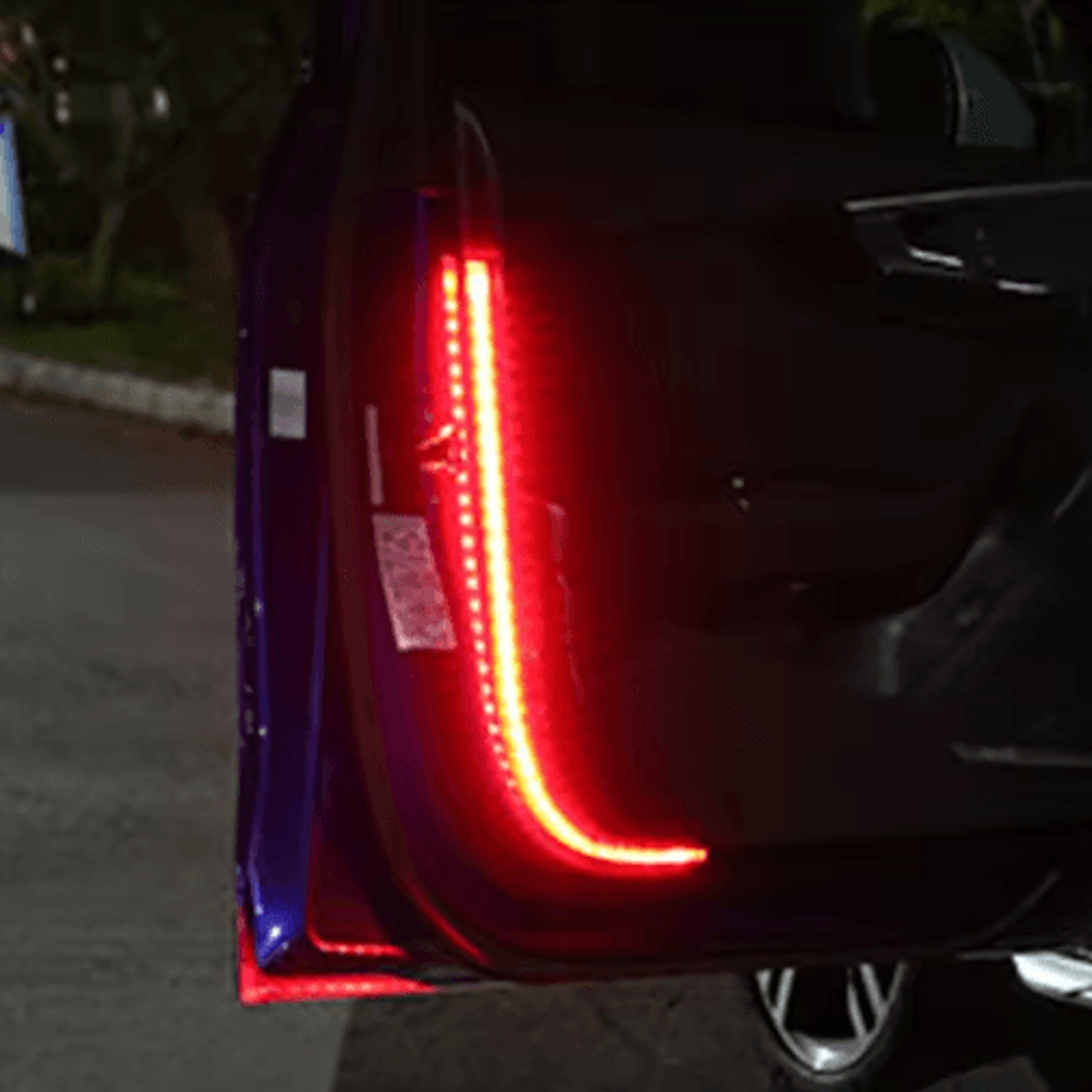 LED Car Door Warning Lights  AntiCollision Flashing Safety Lights 1 2 Or 4Pack 4