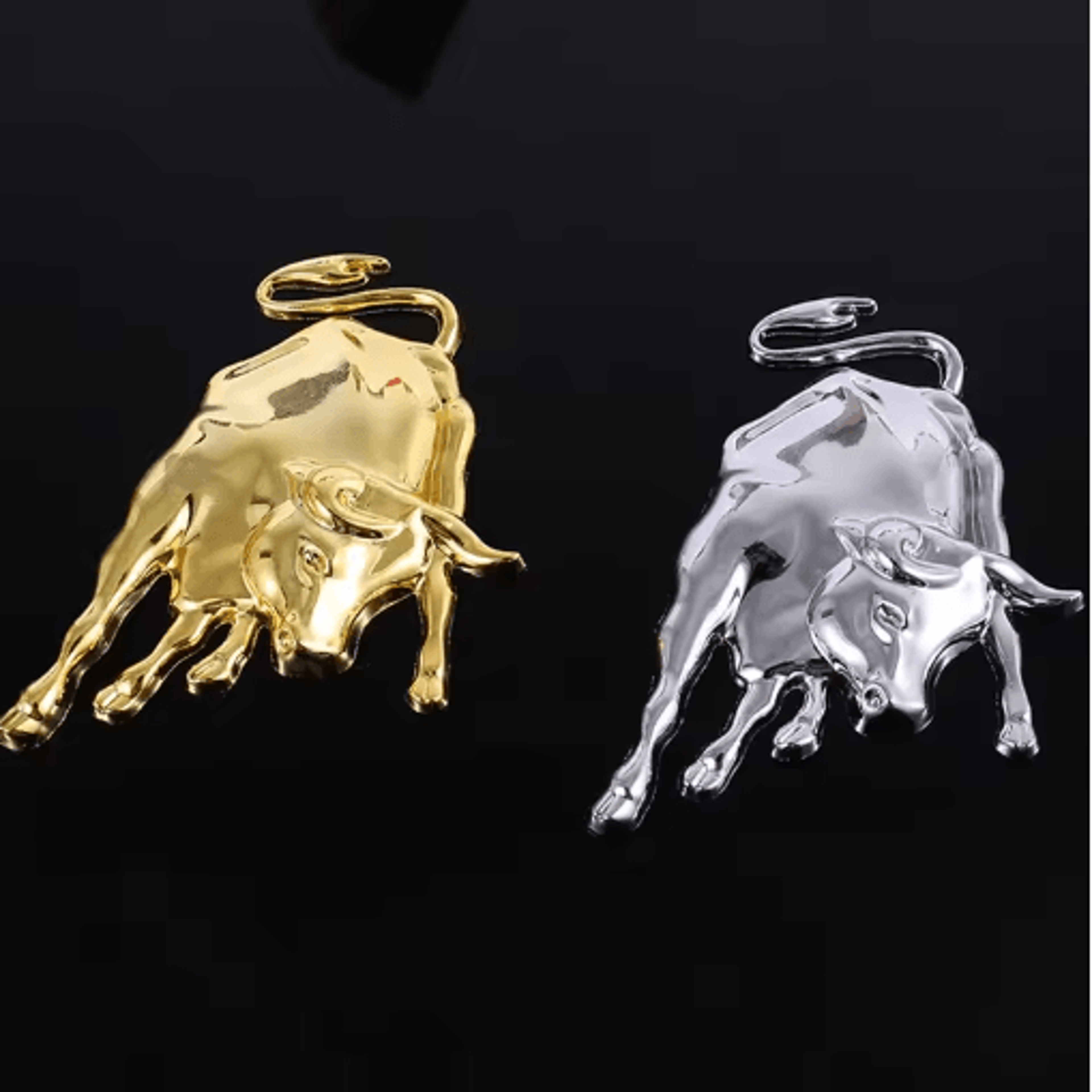 3D Metal Bull Emblem Sticker  Universal Car  Motorcycle Decorative Badge 6