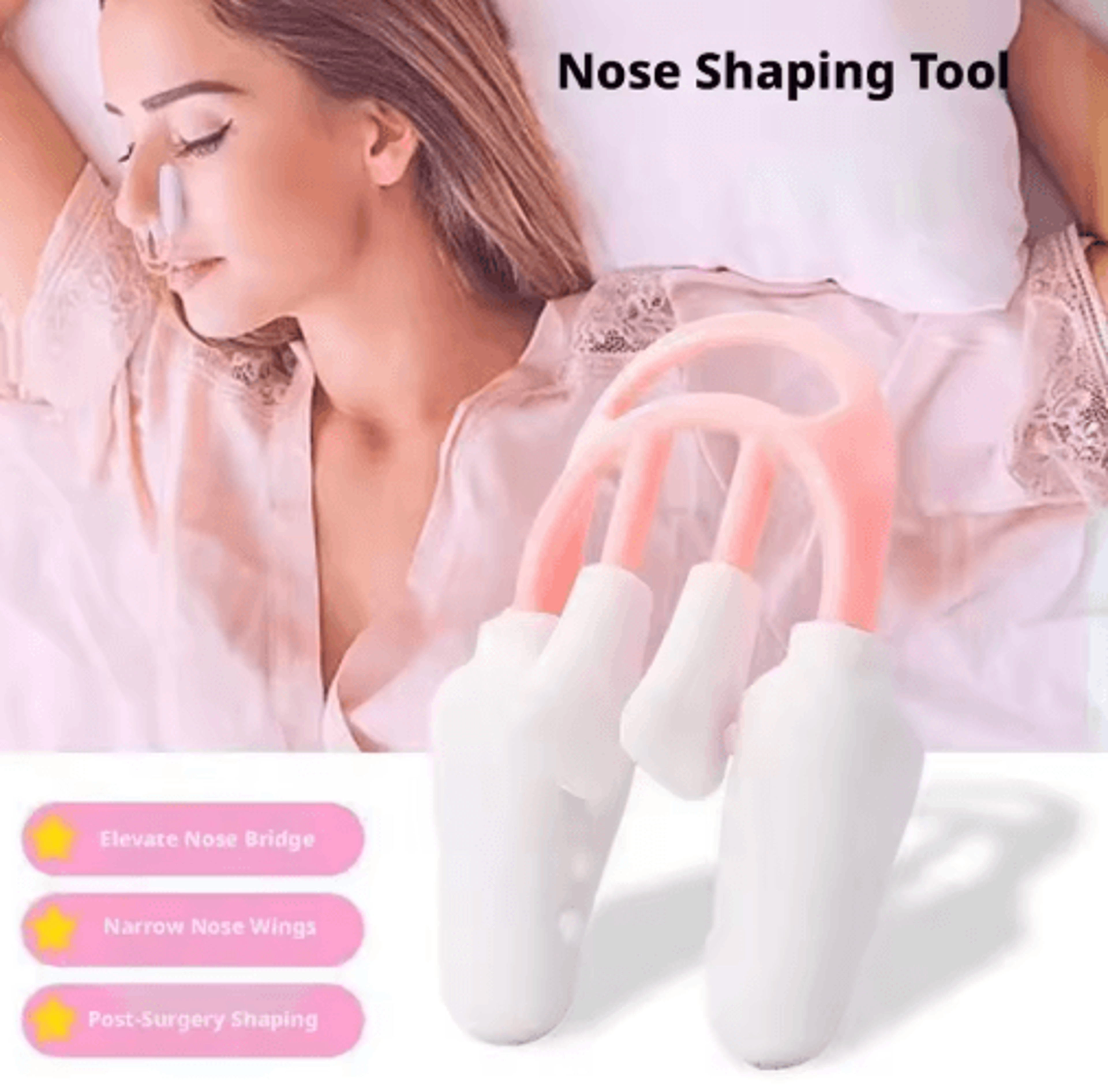 Adjustable Nose Shaper Clip  Comfortable Nose Bridge Shaping Tool For Men  Wome 2