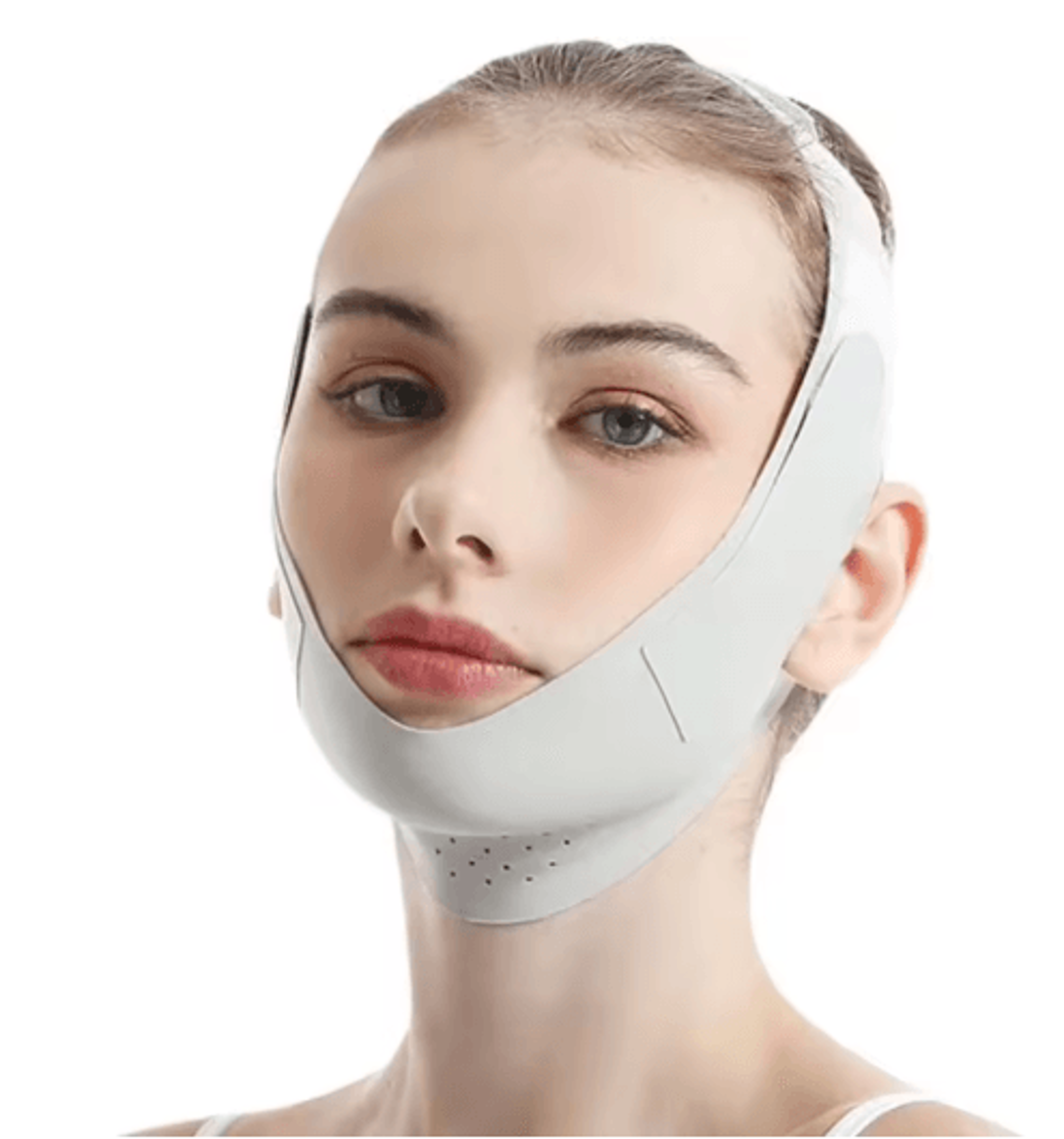 Adjustable VShape Face Lift Band  Breathable Facial Slimming Strap For Double Chin Support 1