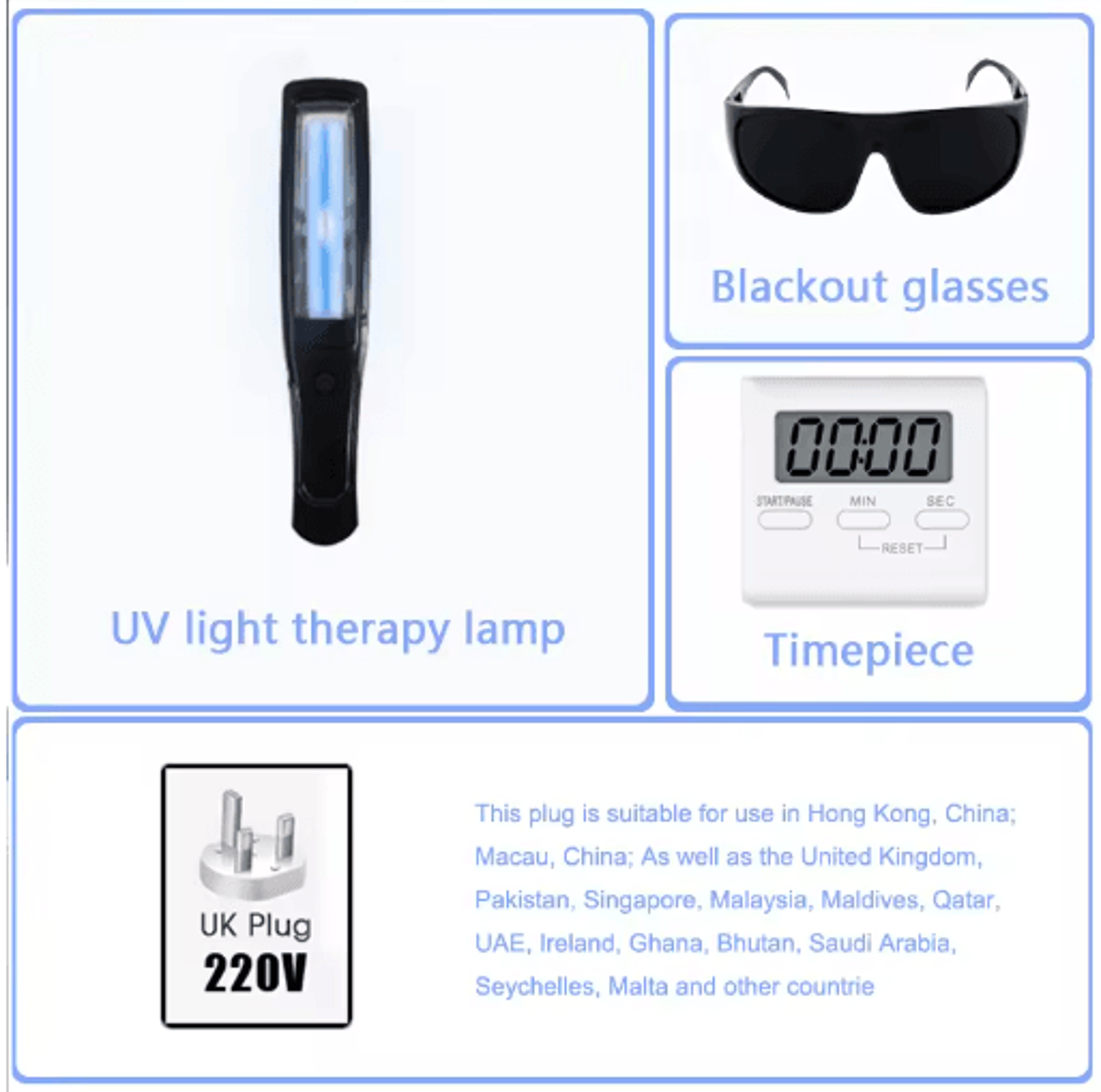 311nm Narrowband UVB Lamp  Portable Phototherapy Light With Targeted Illumination 2