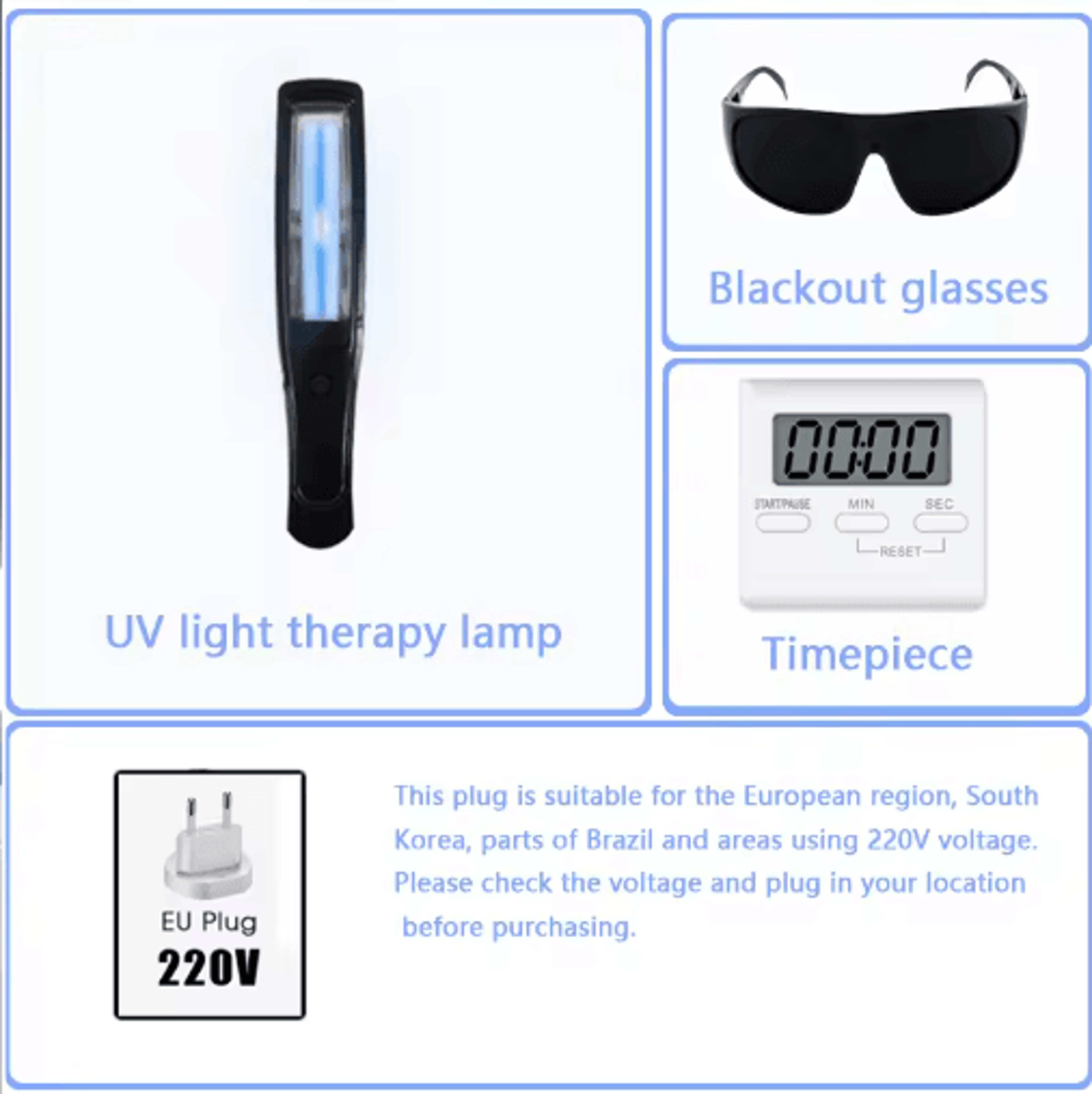 311nm Narrowband UVB Lamp  Portable Phototherapy Light With Targeted Illumination 4