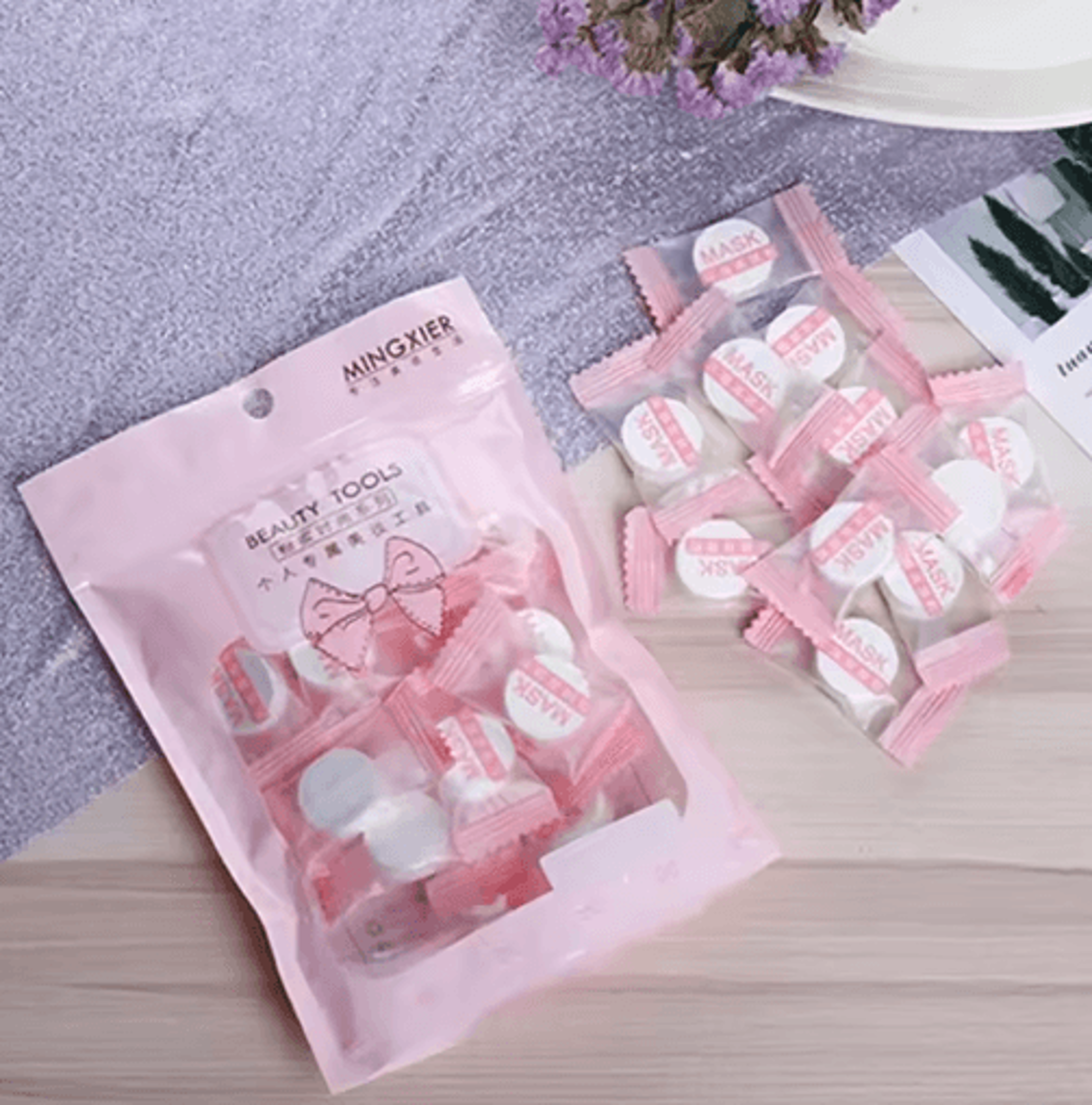 Portable Compressed Face Towels  Disposable Cotton Coin Tissue For Travel  Skincare 2