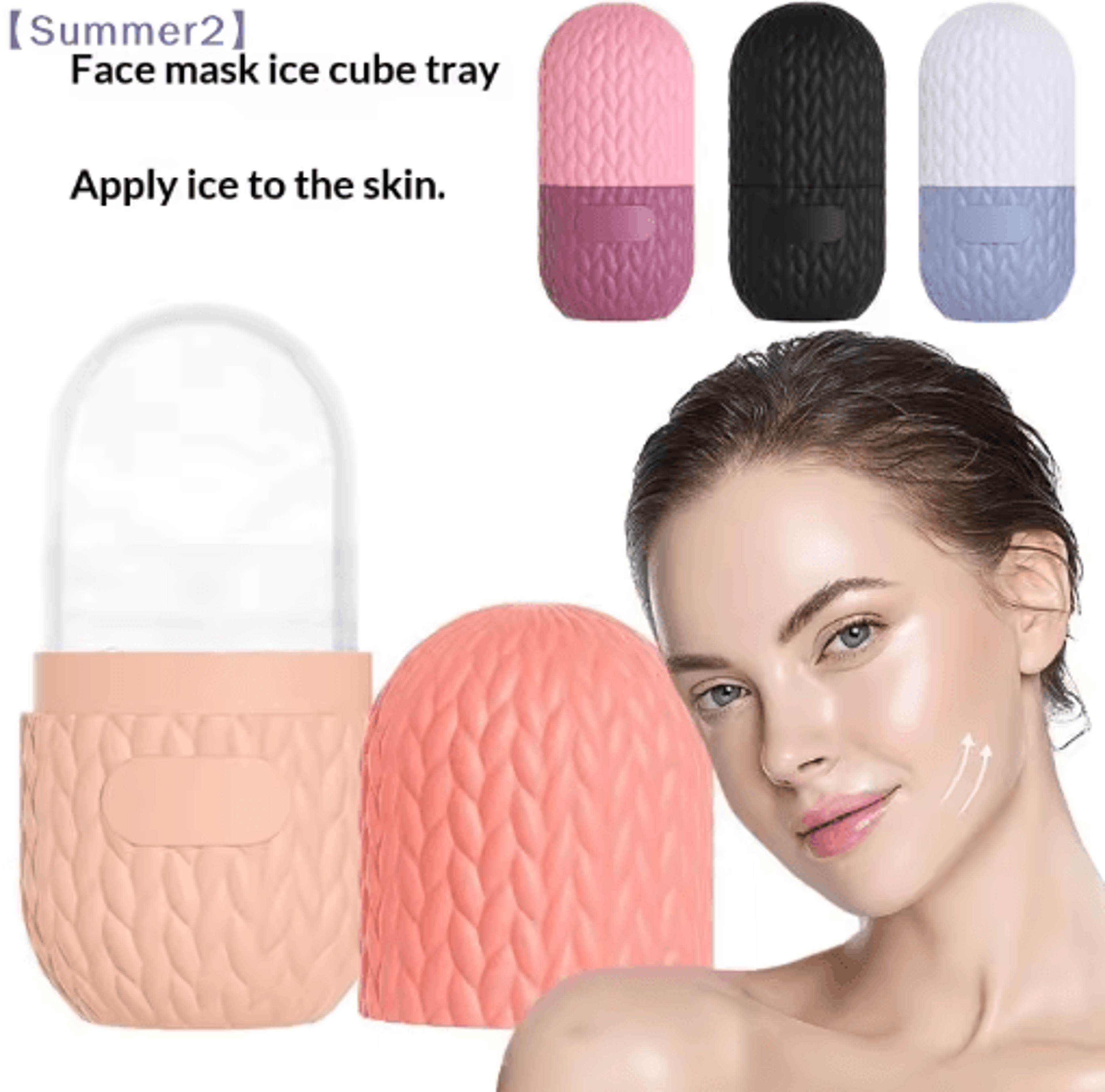 Silicone Face Ice Roller  Reusable Cold Therapy Beauty Tool For Refreshing Skincare 18