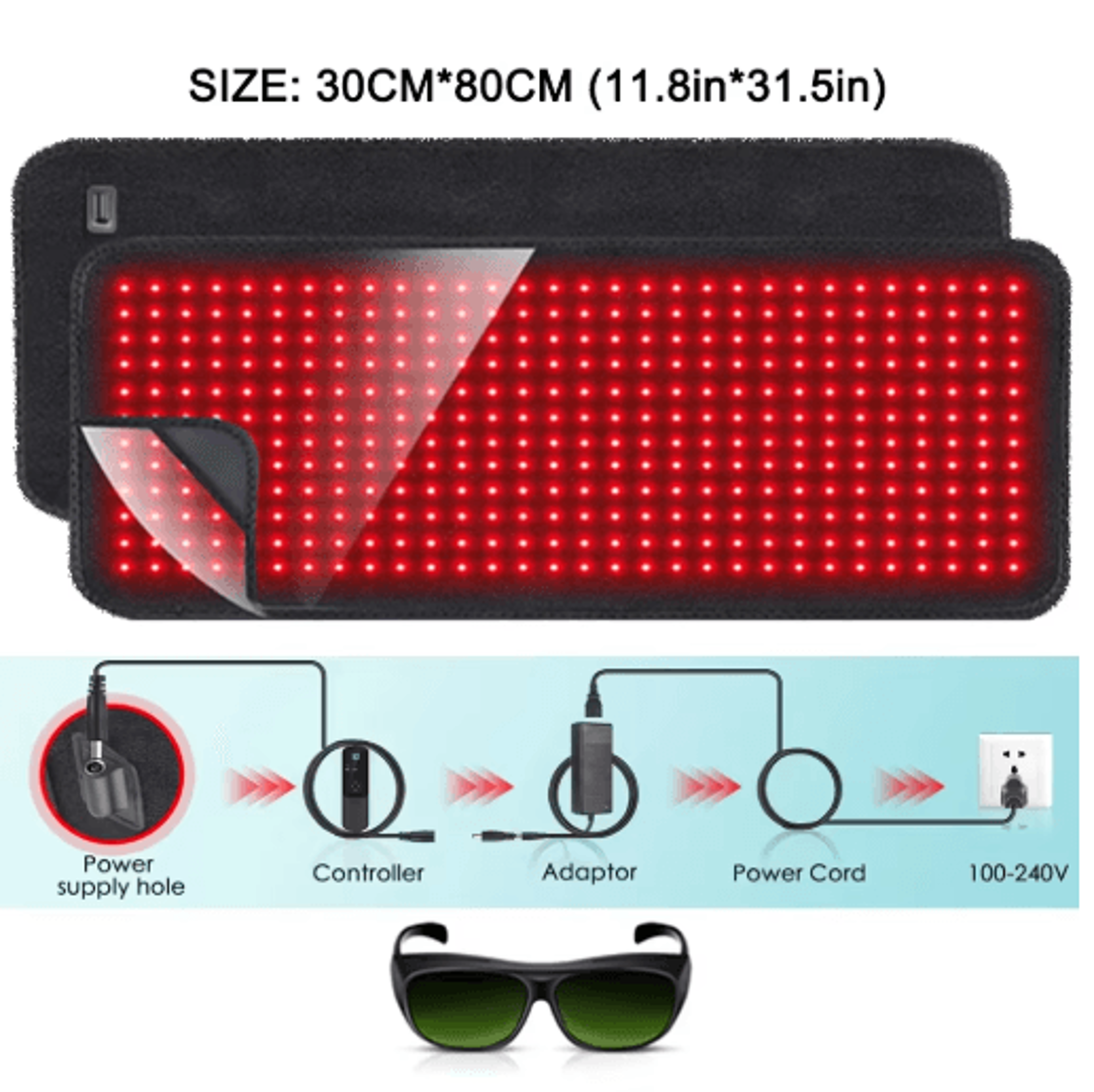 Red Light Therapy Heating Pad  Infrared LED Heating Cushion For Comfortable Body Care 2