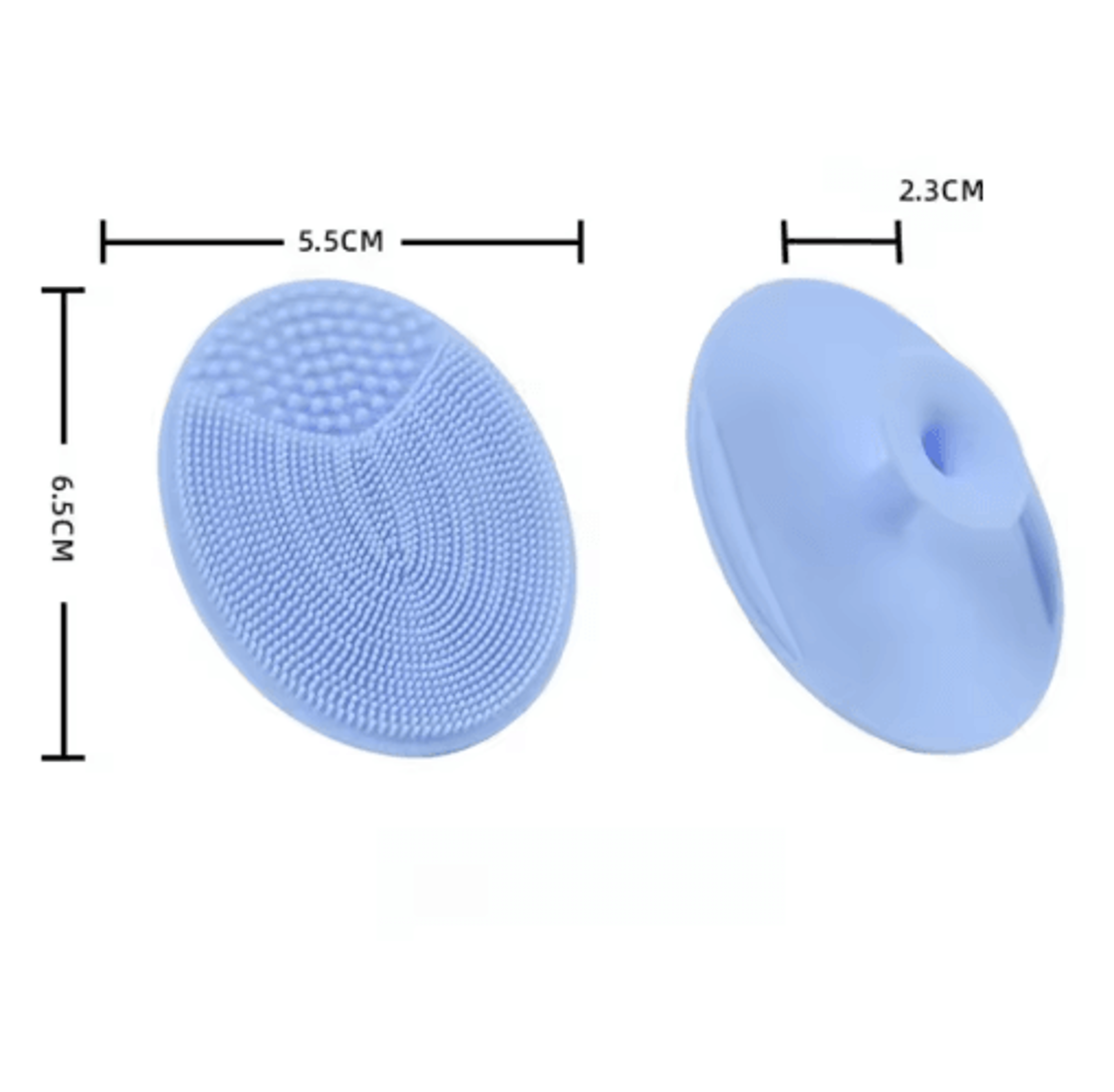 Soft Silicone Face Brush  Manual Facial Cleansing  Exfoliating Massage Brush 10
