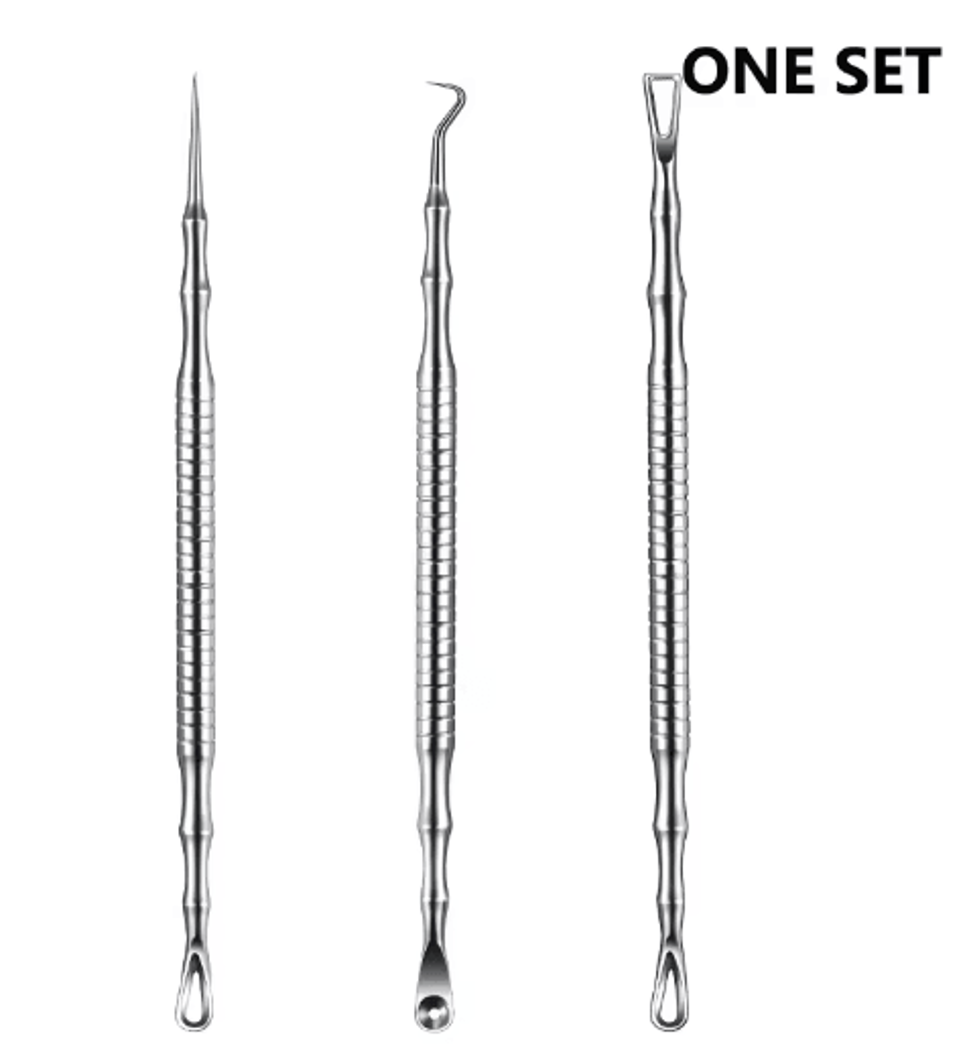 Stainless Steel Blackhead Remover  Milia Extractor Tool  Precision Pore Cleaning Kit 1