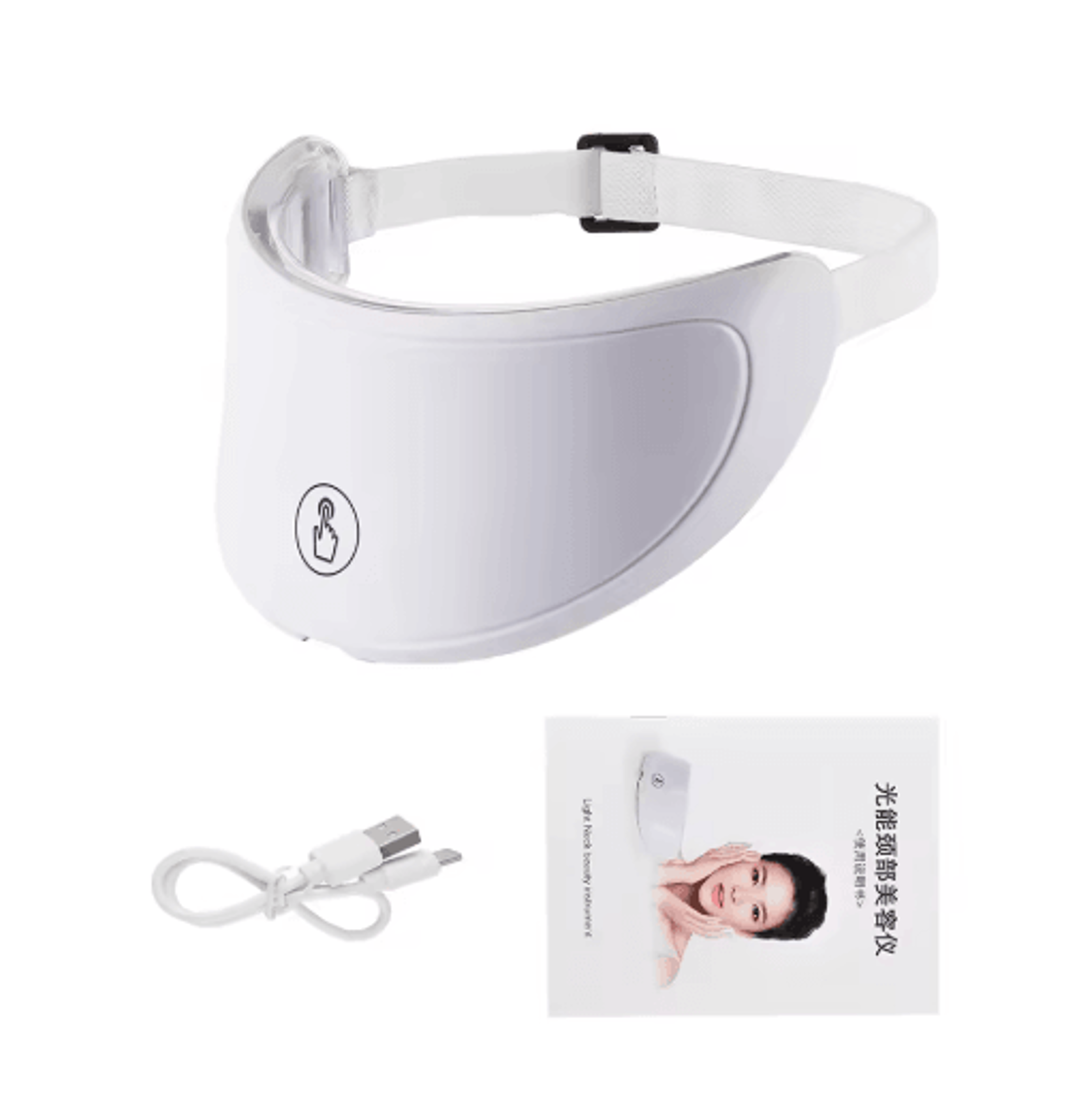 Foreverlily 7Color LED Face  Neck Beauty Mask  Light Therapy Skincare Device 4