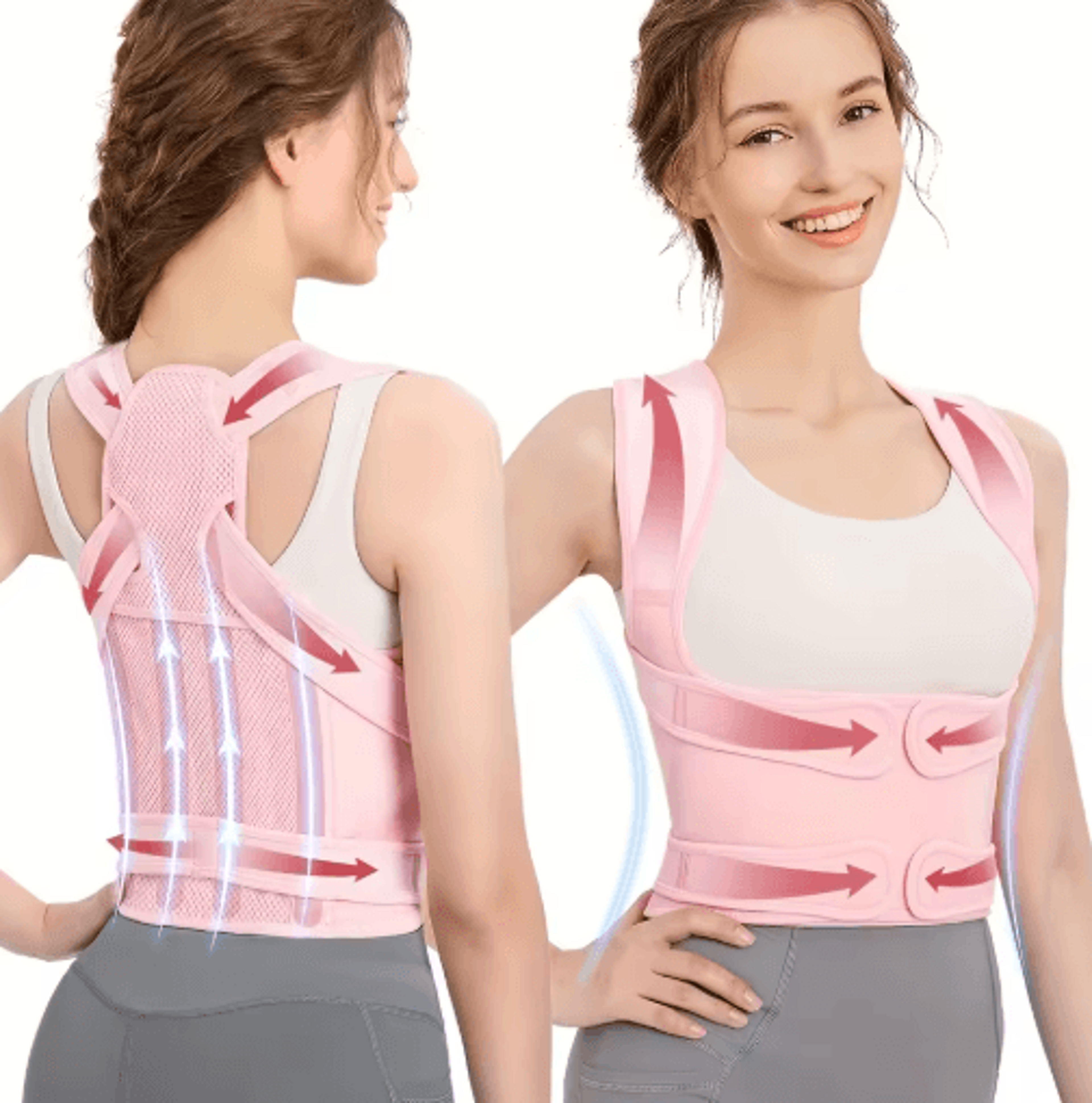 Back Brace  Posture Corrector  Adjustable Lightweight Support For Men  Women 2