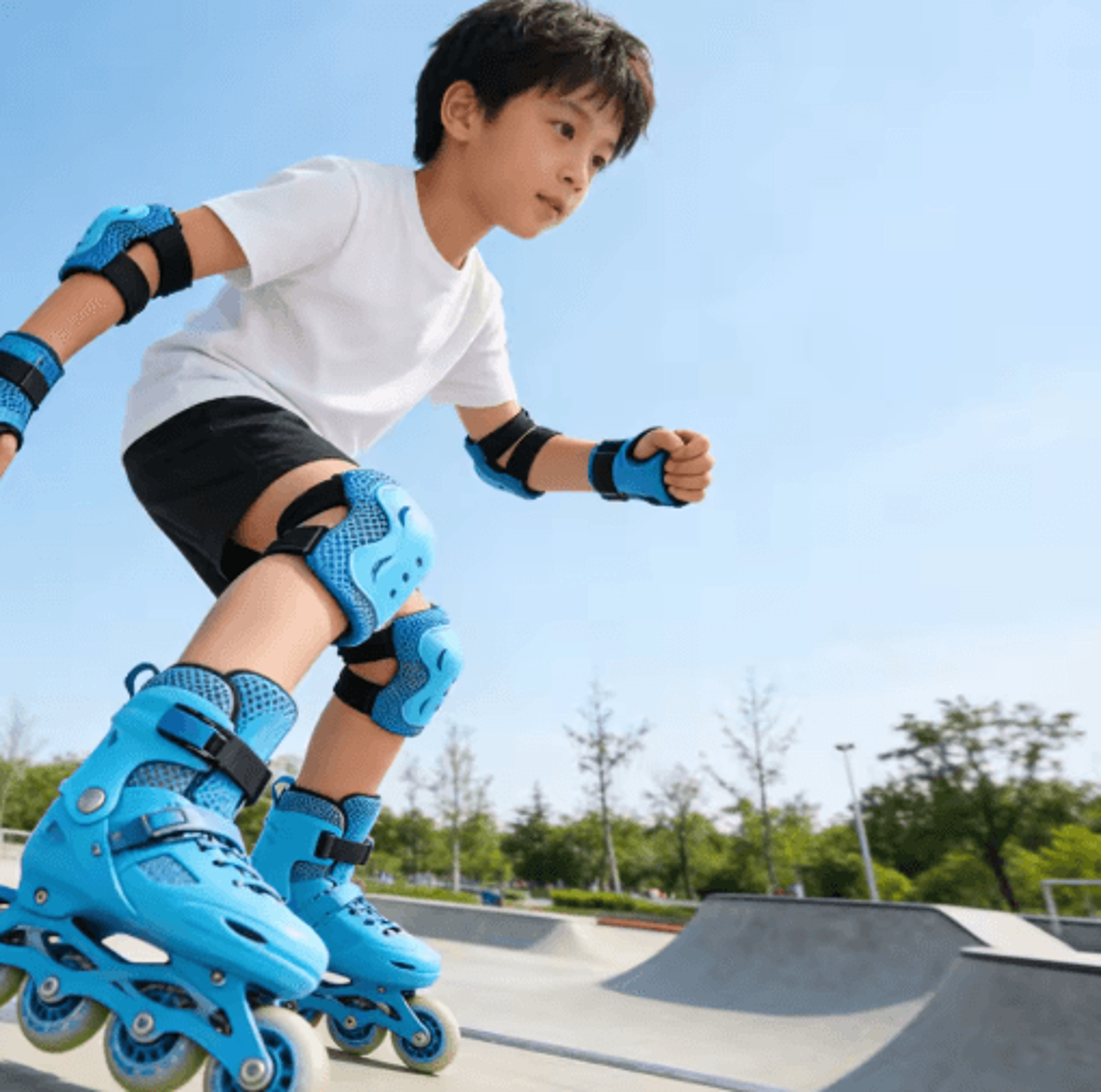 Kids 6in1 Protective Gear Set  Knee Pads Elbow Pads  Wrist Guards For Ages 37 11