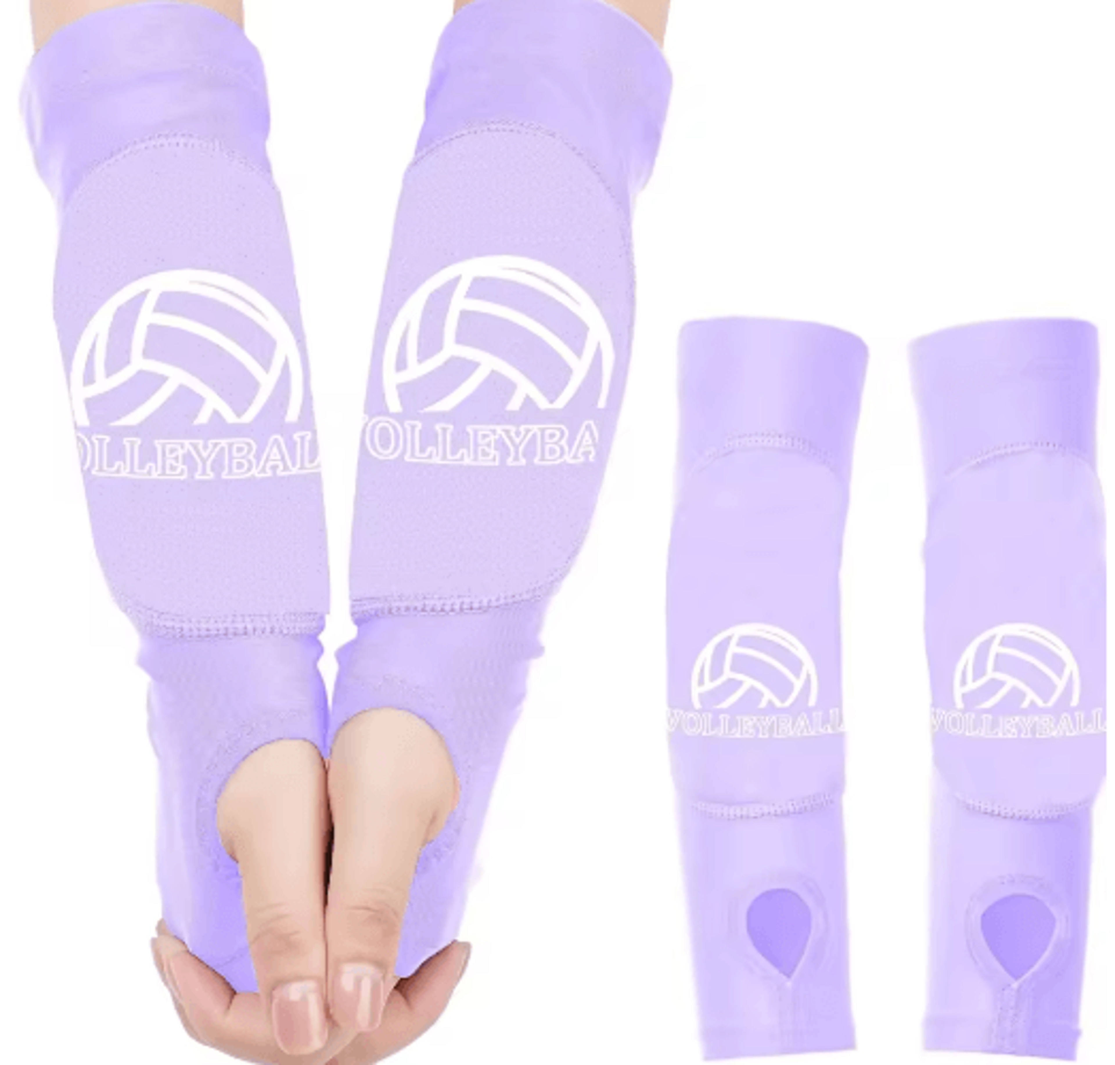 Girls Volleyball Arm Sleeves  Padded Passing Sleeves With Foam Protection For Youth 1