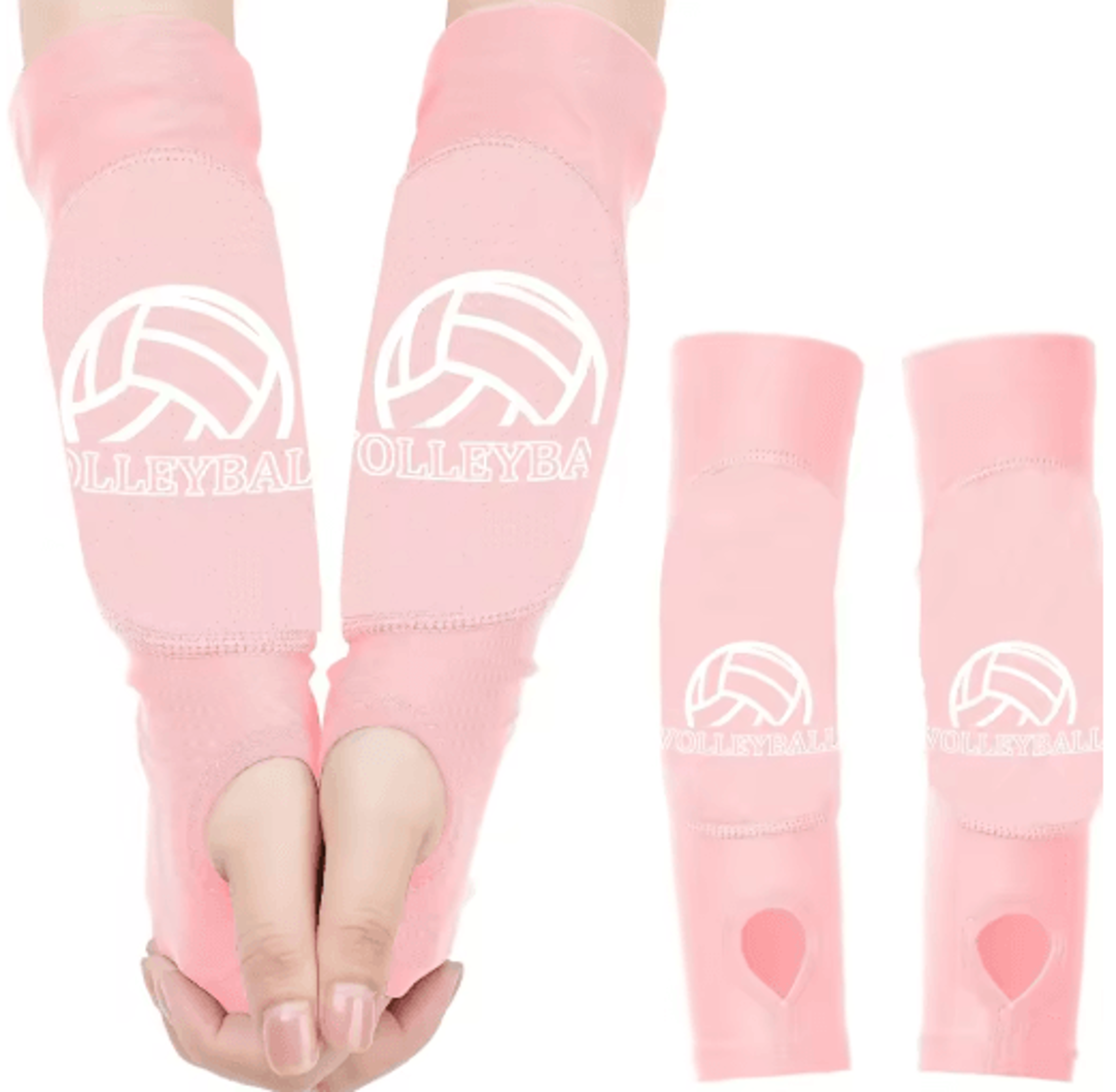 Girls Volleyball Arm Sleeves  Padded Passing Sleeves With Foam Protection For Youth 6