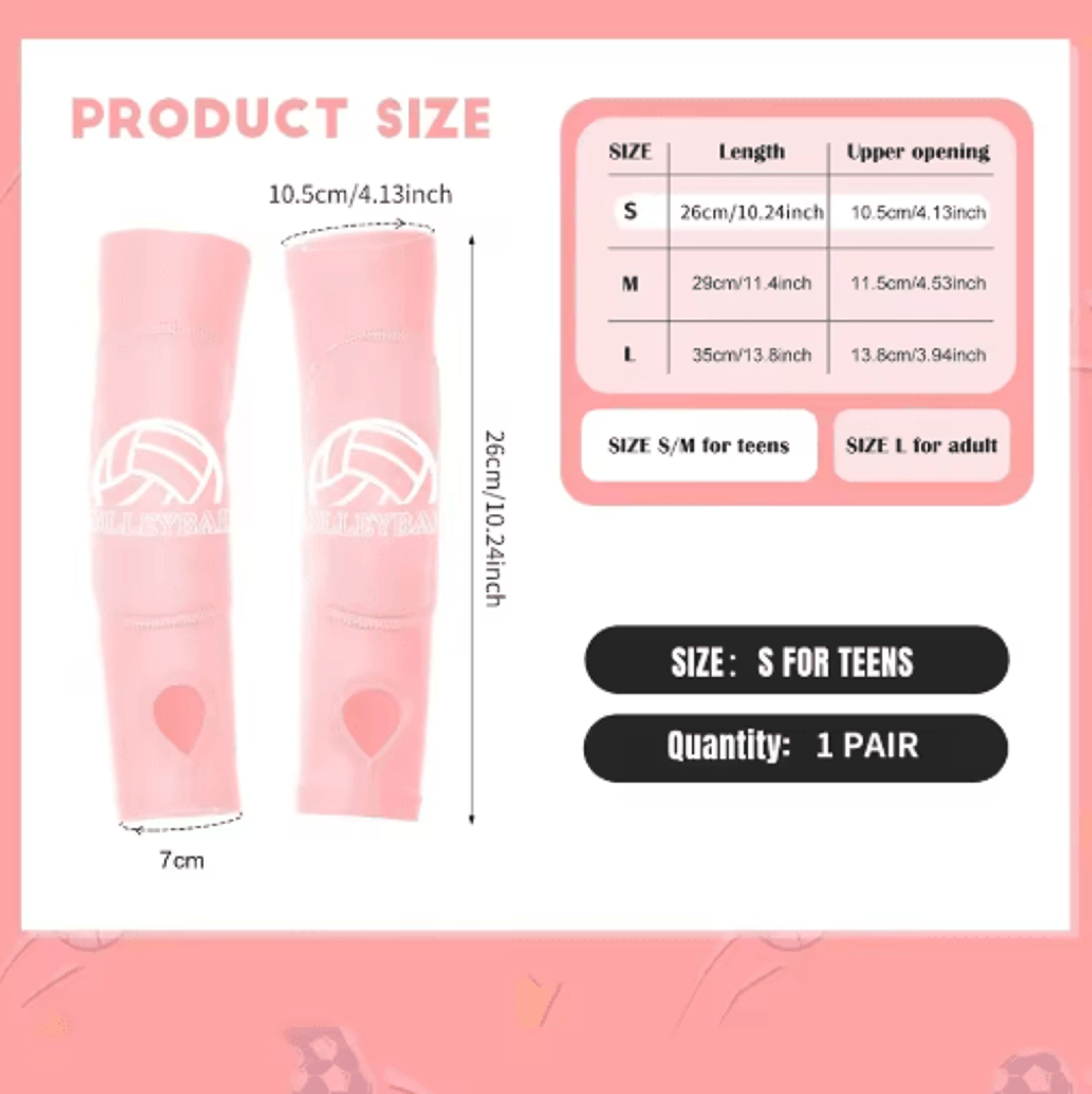 Girls Volleyball Arm Sleeves  Padded Passing Sleeves With Foam Protection For Youth 8