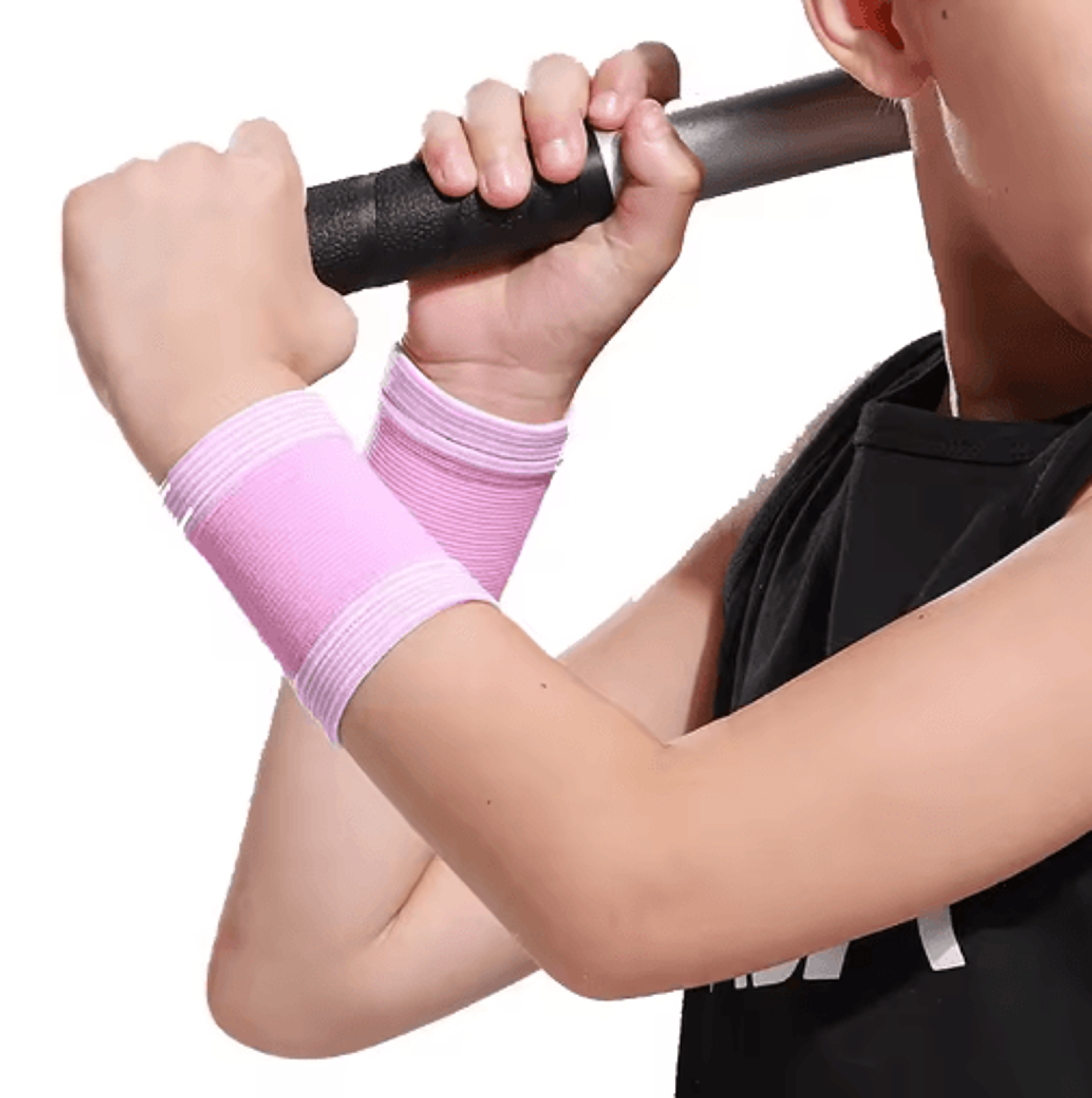 1 Pair Kids Knit Elbow Brace  Compression Arm Support Sleeves For Volleyball Tennis  Sports 4