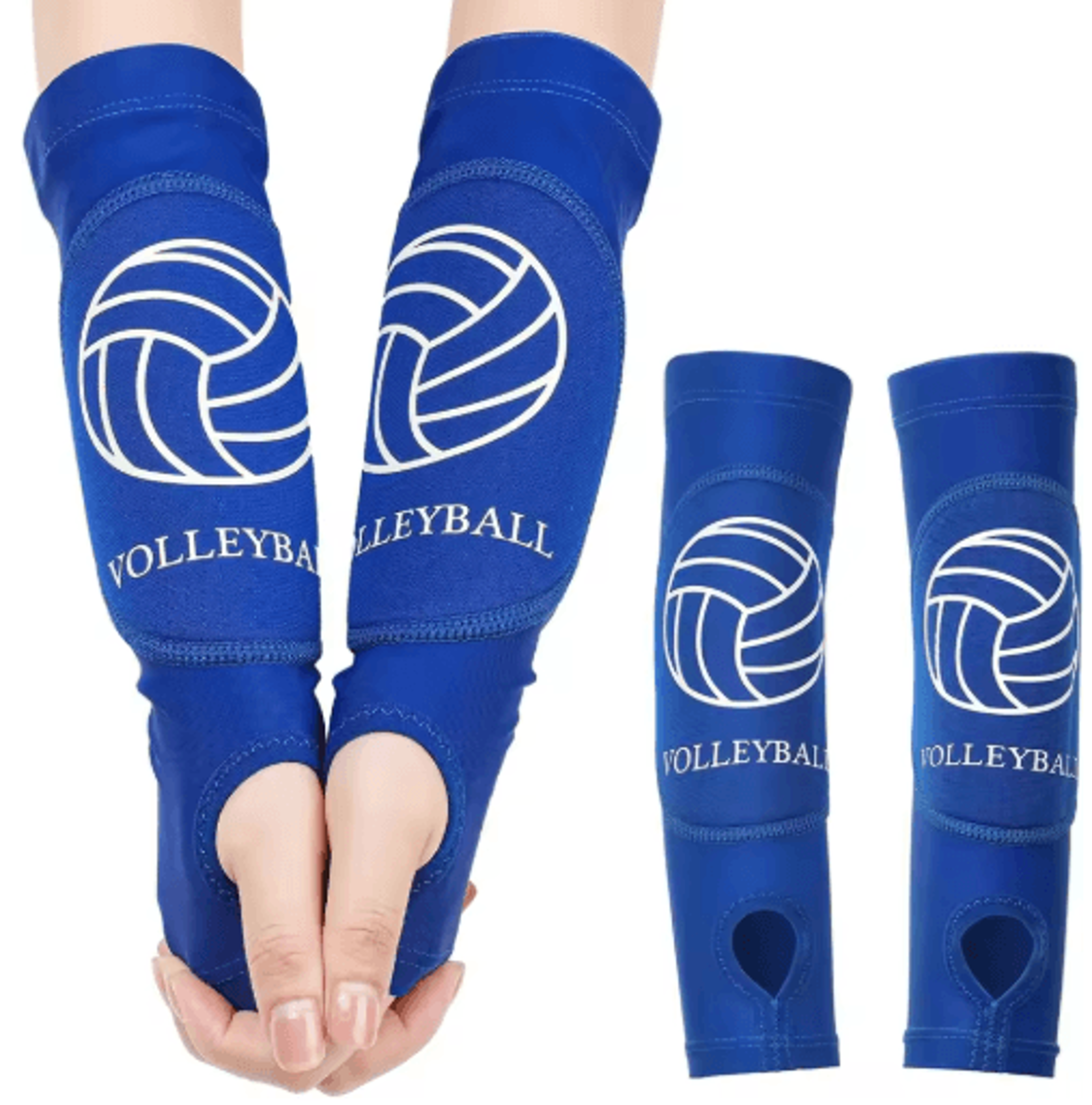 2Piece Volleyball Arm Sleeves  Padded Forearm Sleeves For Boys Girls Teens  Youth 3